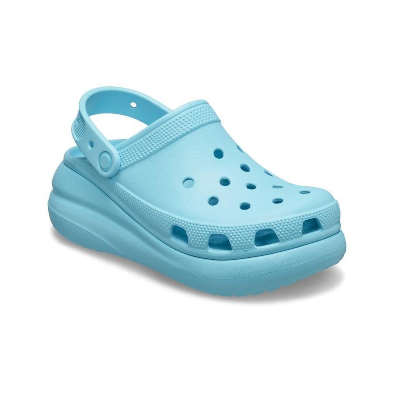 Sandália Crocs Classic Crush Platform Clog - Feminina - Foto 1