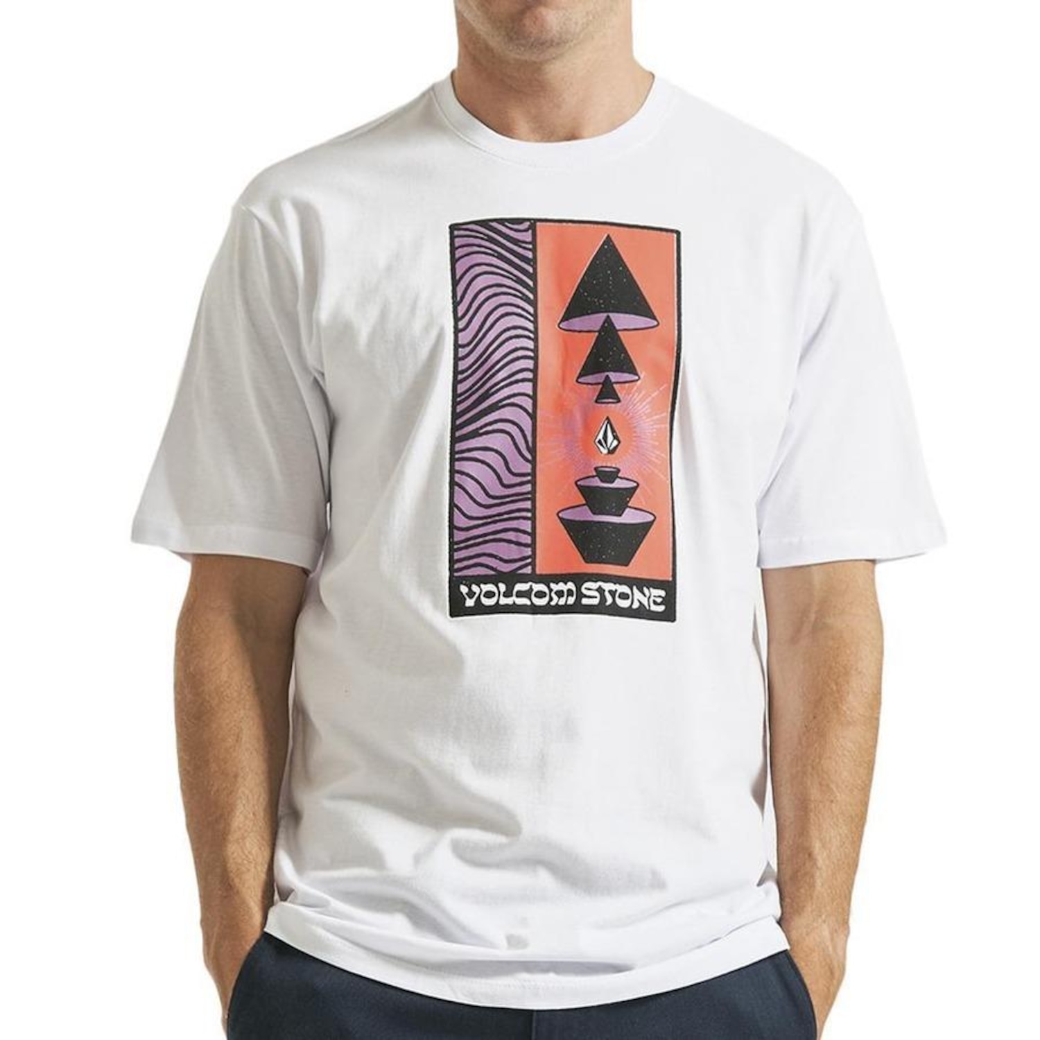 Camiseta Volcom Within Wt23 - Masculina - Foto 1