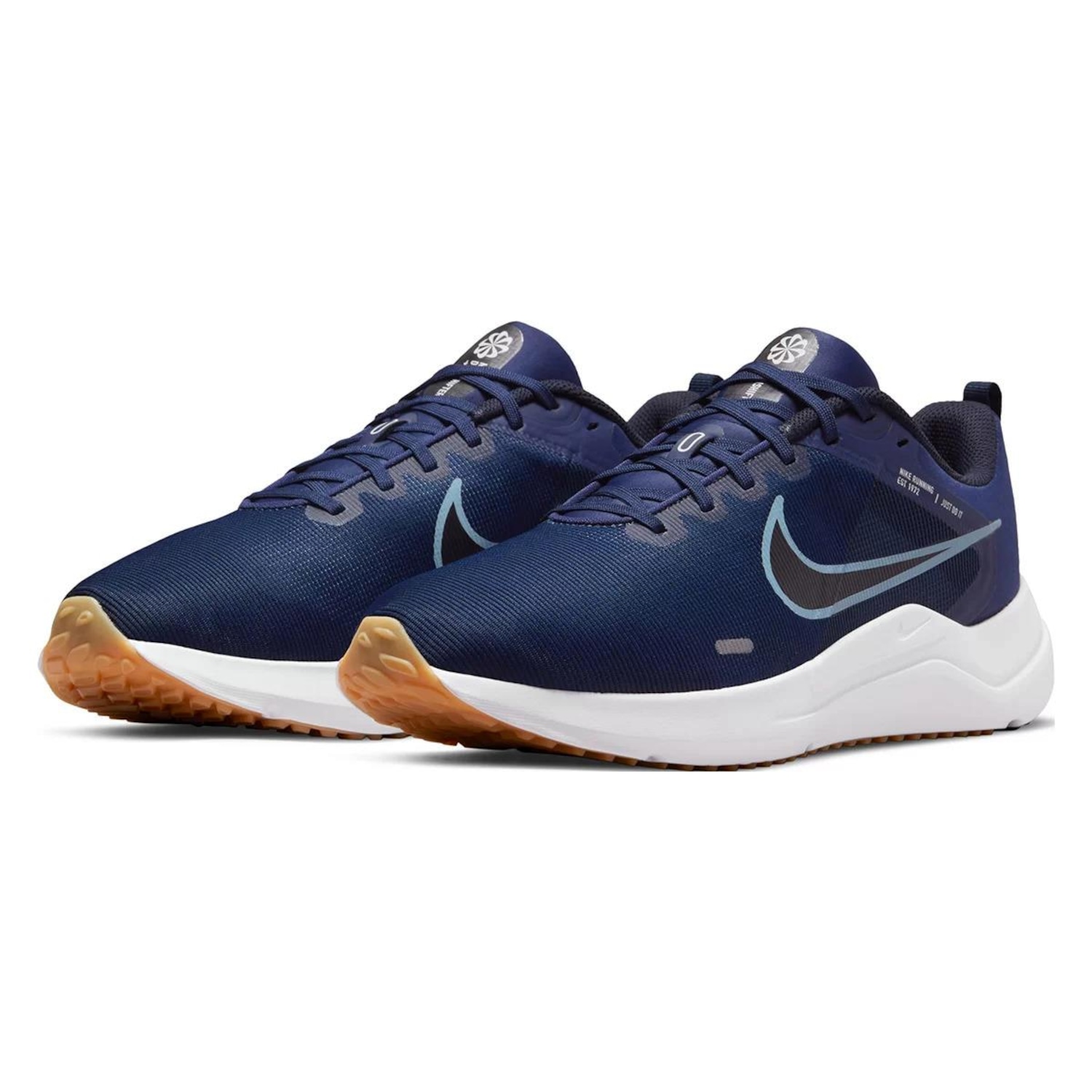 Tênis Nike Downshifter 12 Masculino - Marinho E Azul - Foto 1