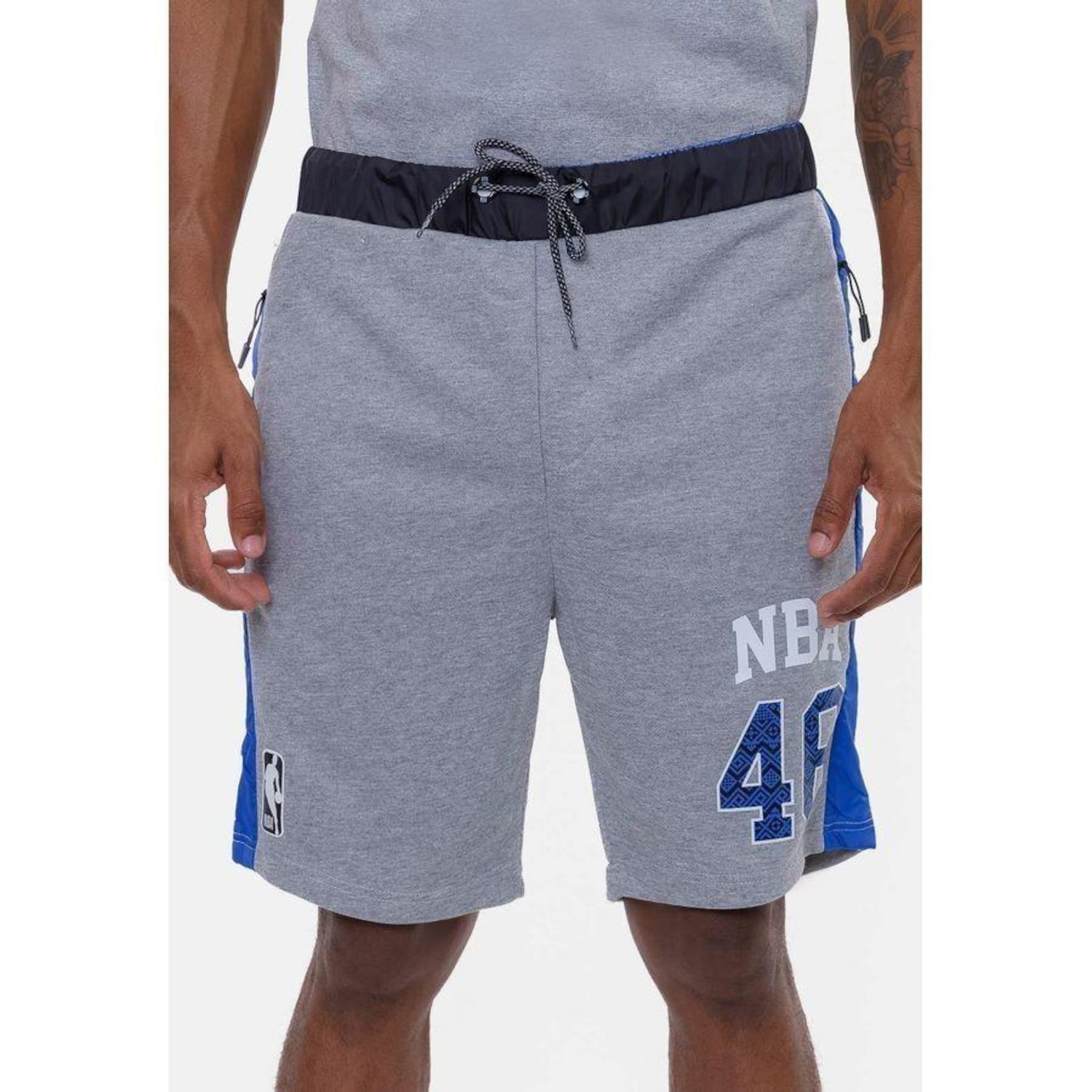 Bermuda NBA Moletom Basketball - Masculina - Foto 1