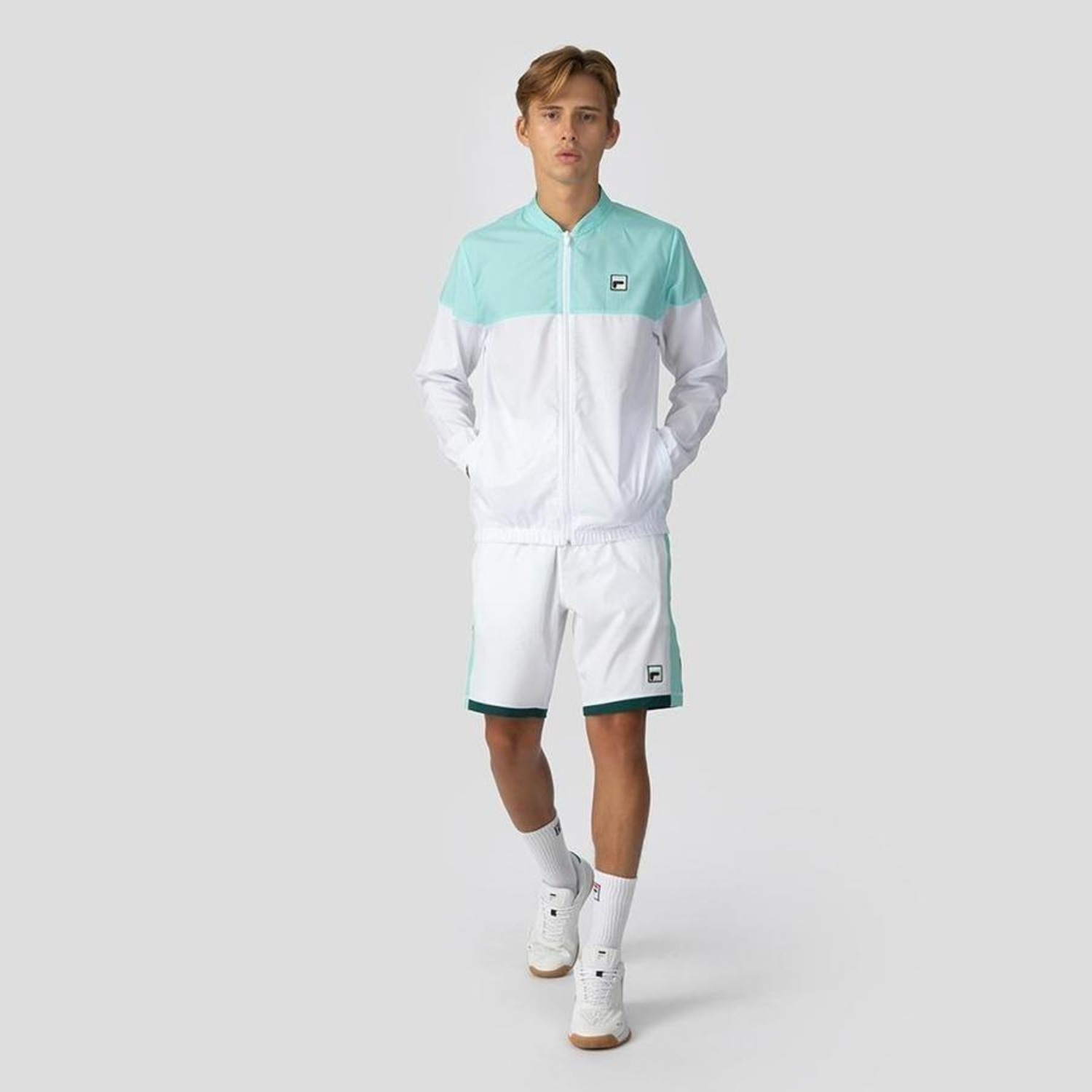 Jaqueta sem Capuz Fila Block - Masculina - Foto 3