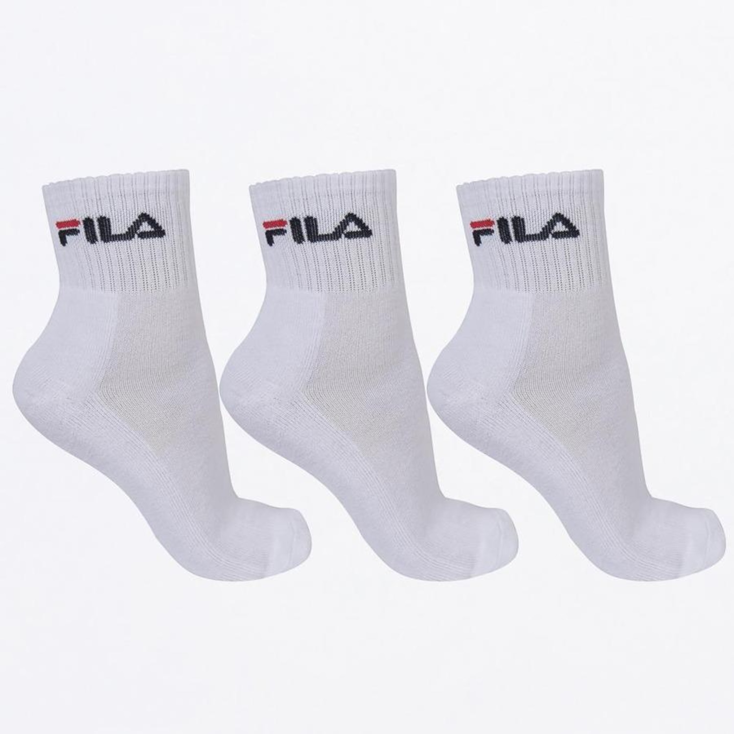 Meia Cano Médio Fila Tripack - Unissex - Foto 1