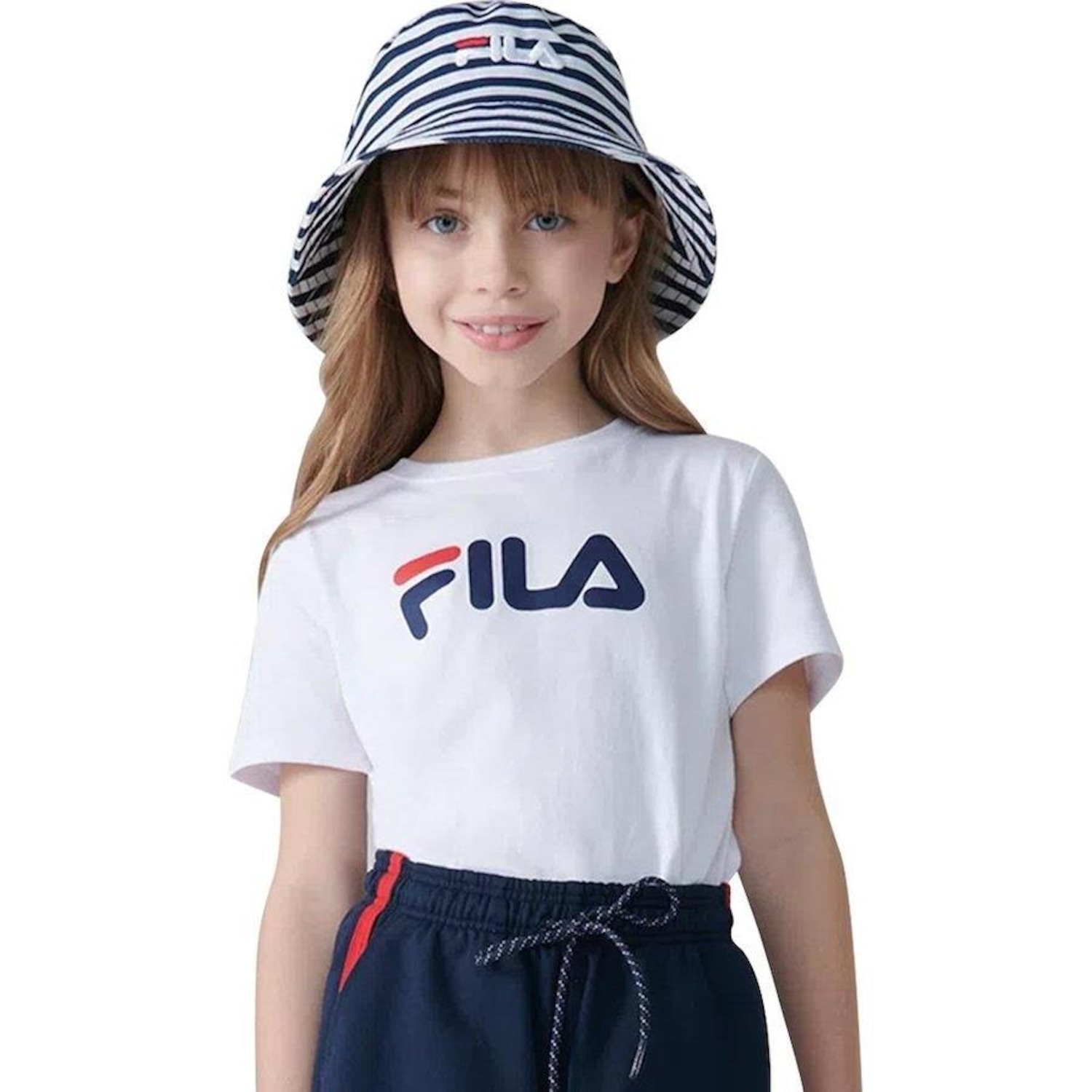 Camiseta Fila Letter Premium - Infantil - Foto 1
