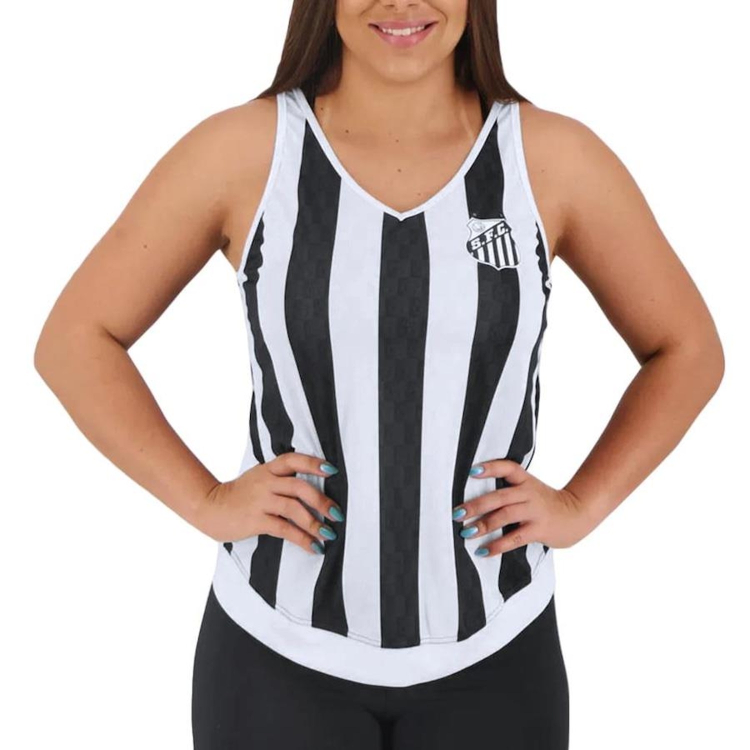 Camiseta Regata do Santos Braziline Canoeing - Feminina - Foto 1