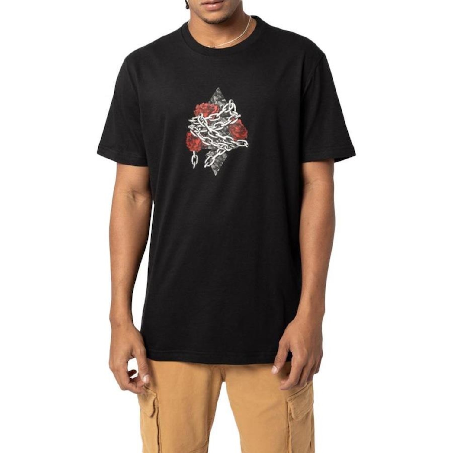 Camiseta Mcd Espada Correntes Sm24 - Masculina - Foto 1