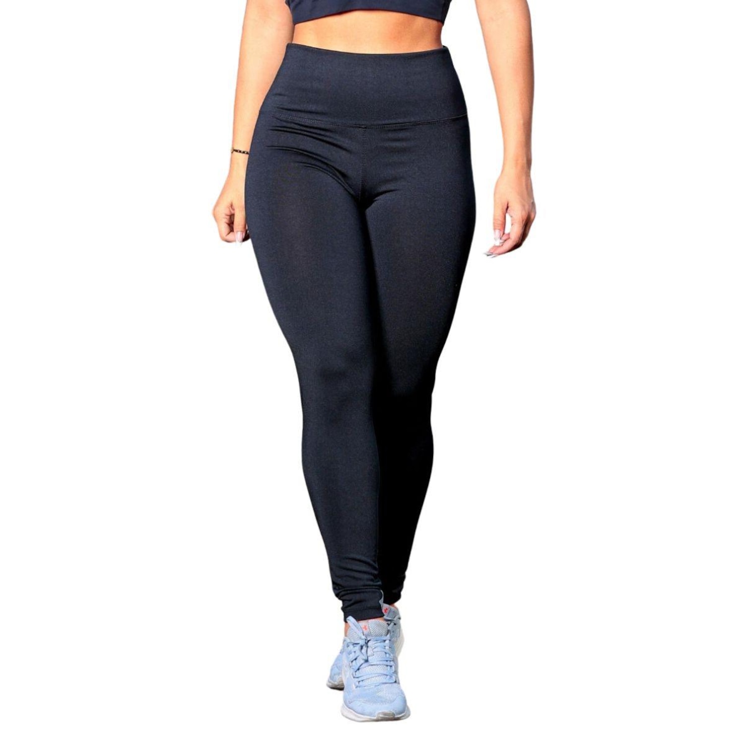 Calça Legging Belmento Flanelada Peluciada Térmica - Feminina - Foto 1