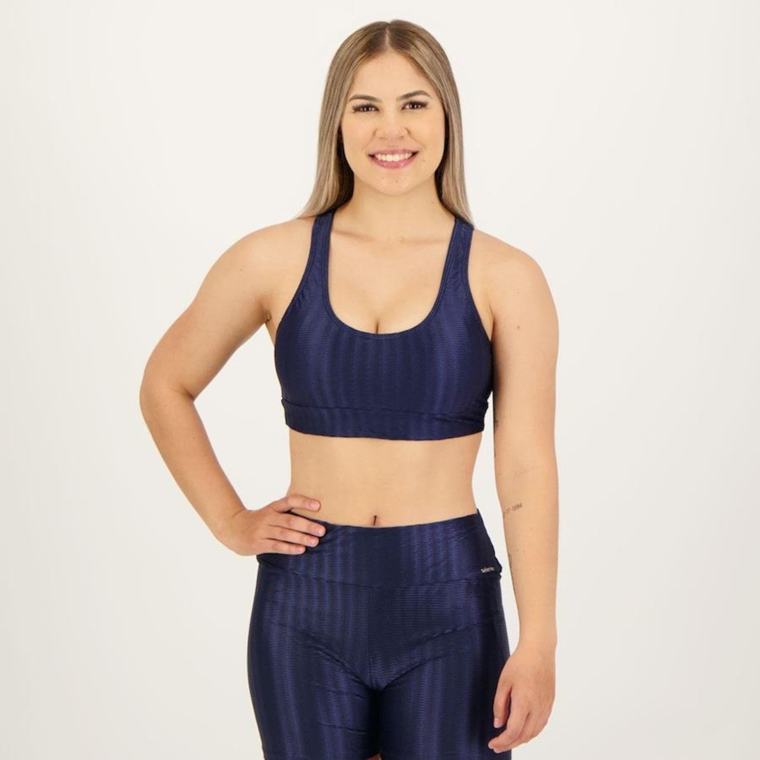 Top Fitness com Bojo Removível Selene 3D - Feminino - Foto 1