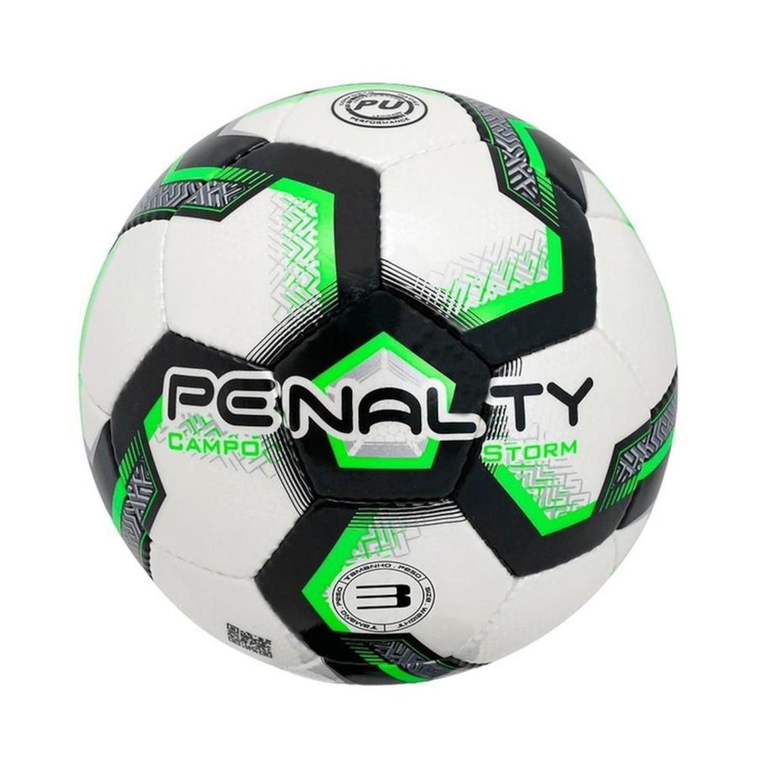 Bola de Futebol de Campo Penalty Storm Xxiii N3 - Infantil - Foto 1