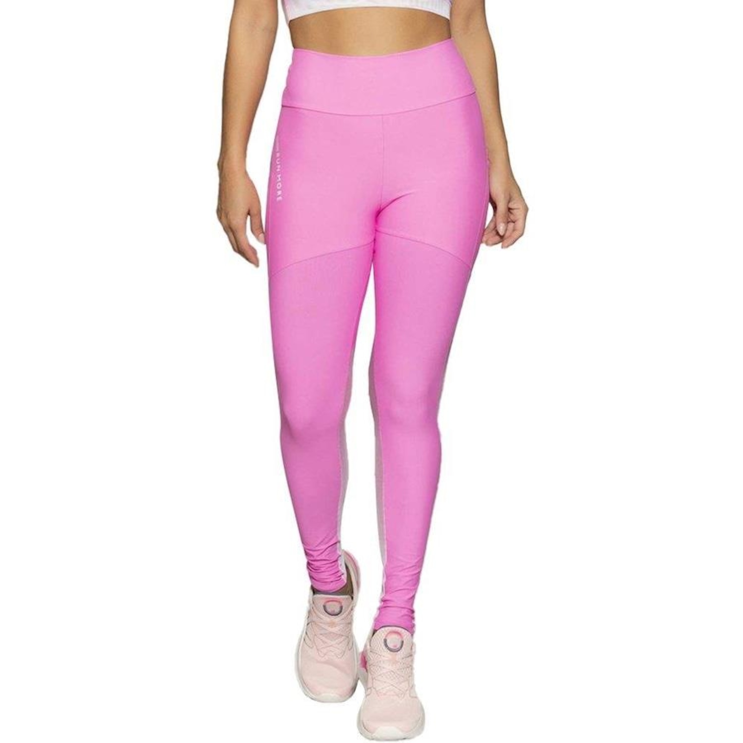 Calça Legging Run More Blocking Essencial - Feminina - Foto 1
