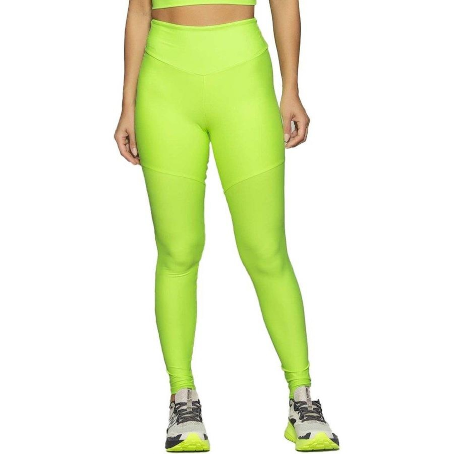 Calça Legging Run More Compression Blocking - Feminina - Foto 1