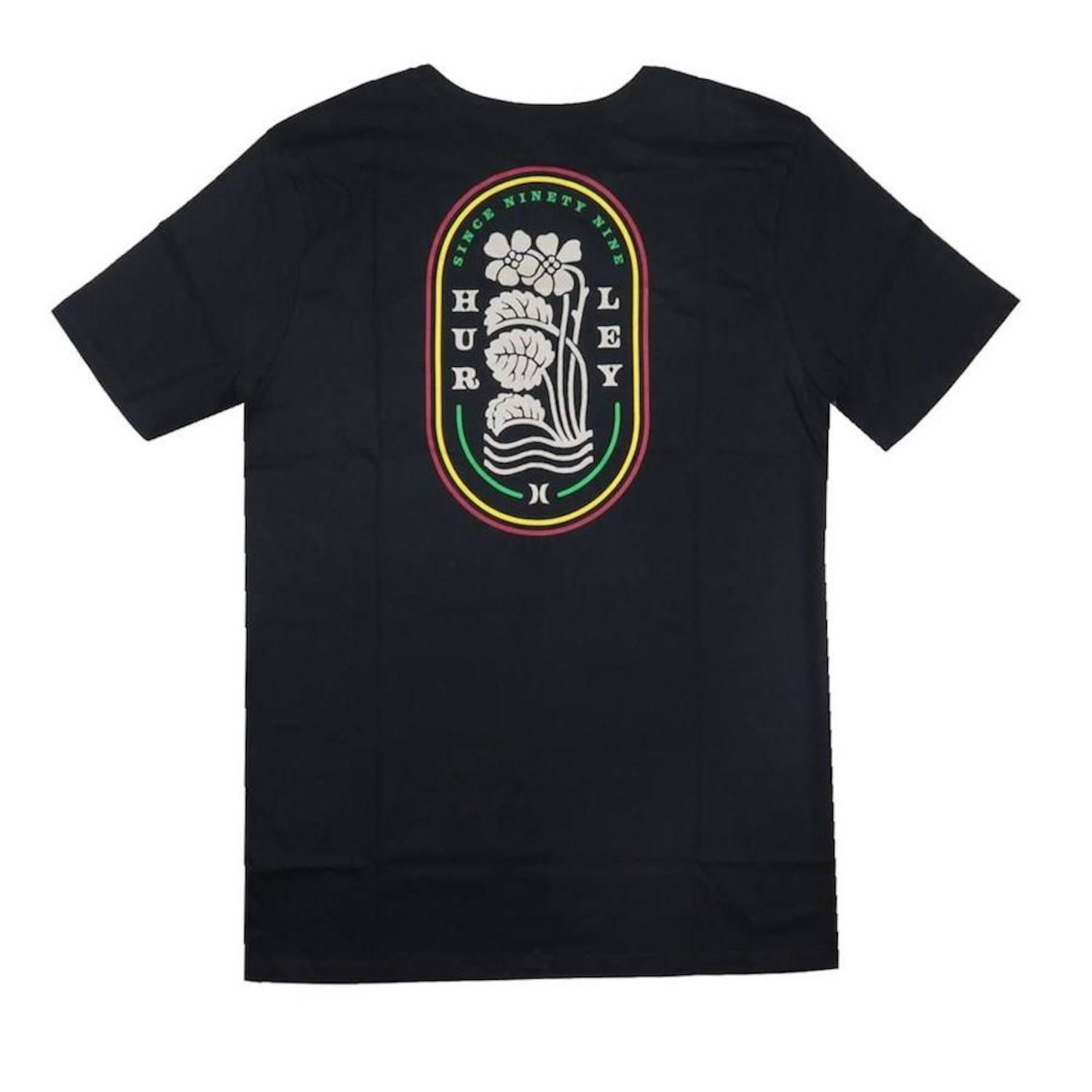 Camiseta Hurley Silk Aqua - Masculina - Foto 2
