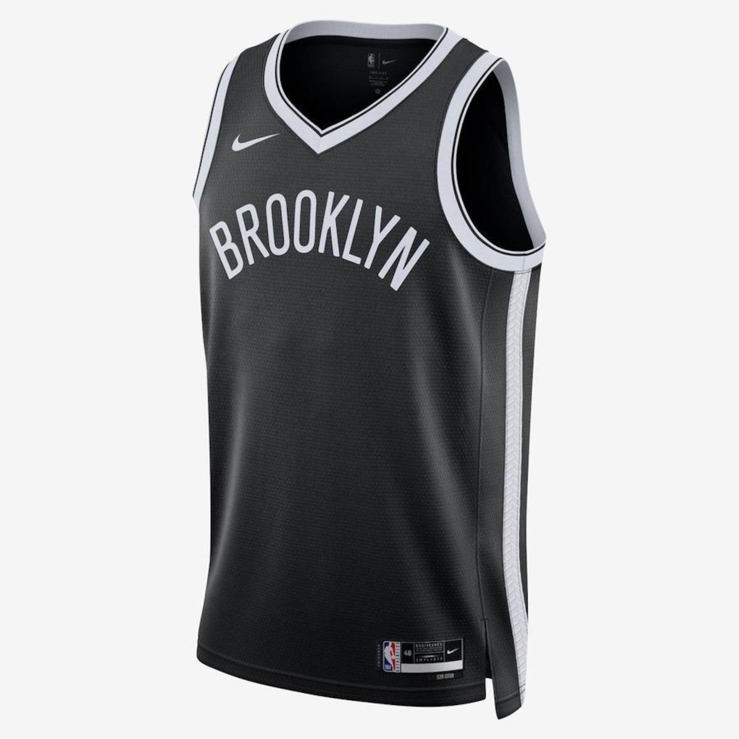 Camiseta Regata Nike Brooklyn Nets Icon Edition 2023/24 - Masculina - Foto 1