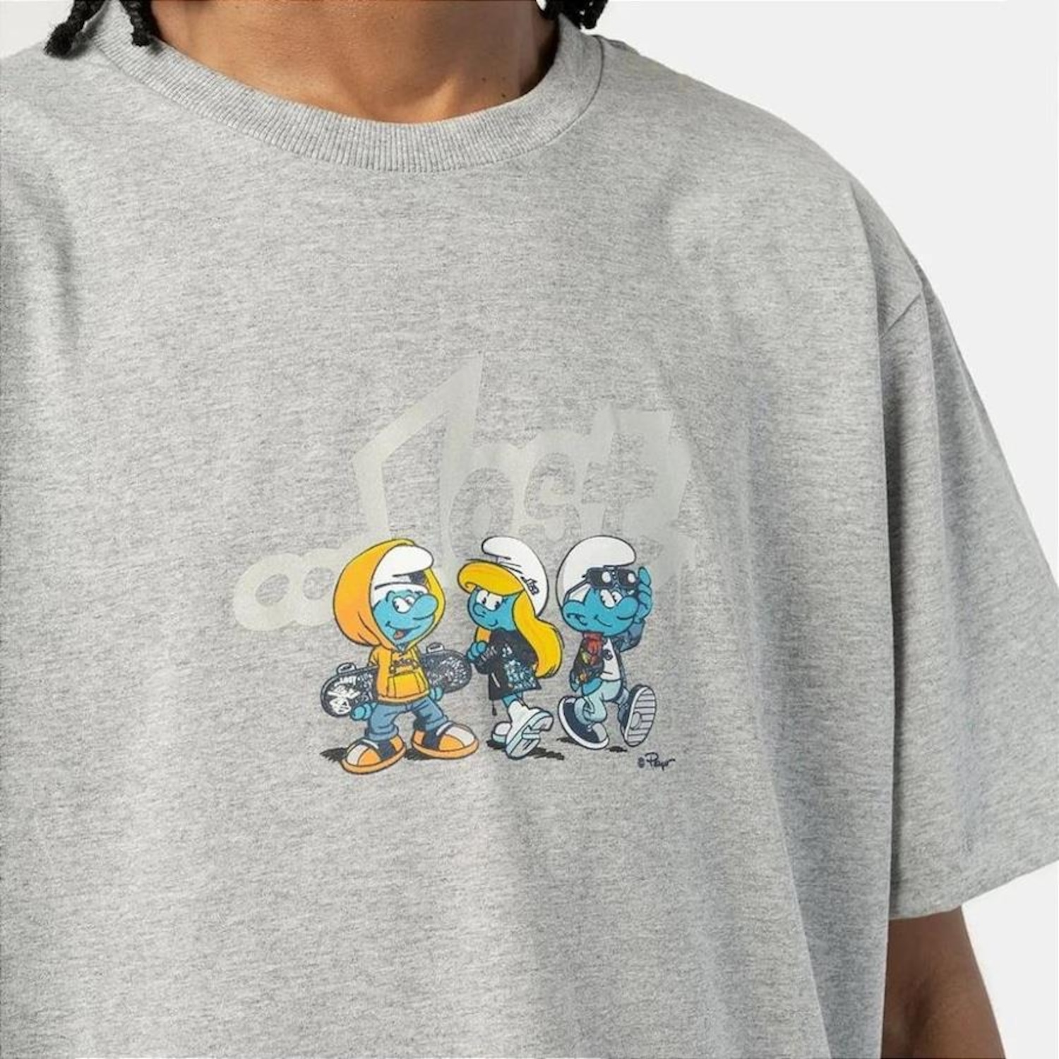 Camiseta Lost Smurfs Crias - Masculina - Foto 2