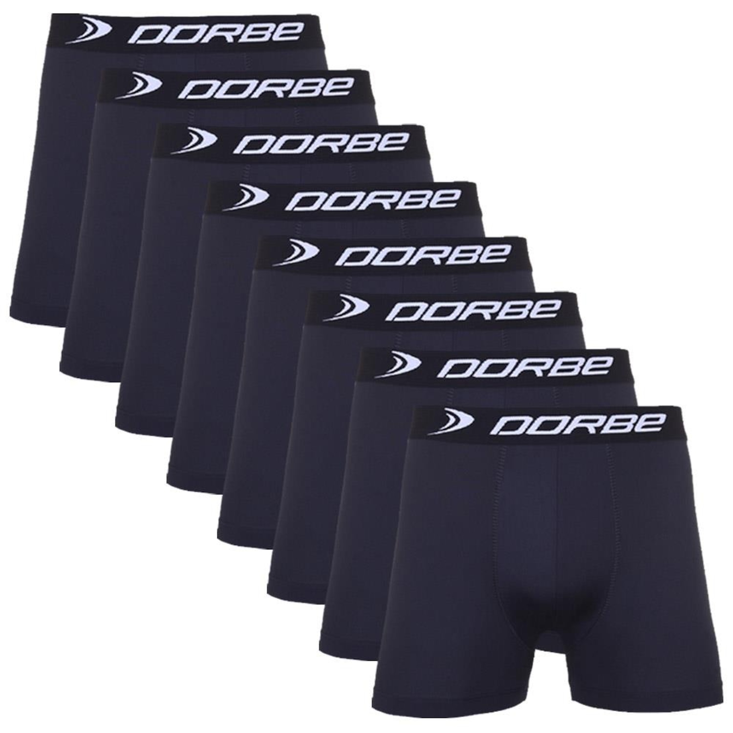 Kit 8 Cuecas Boxer Microfibra Dorbe Original - Adulto - Foto 1