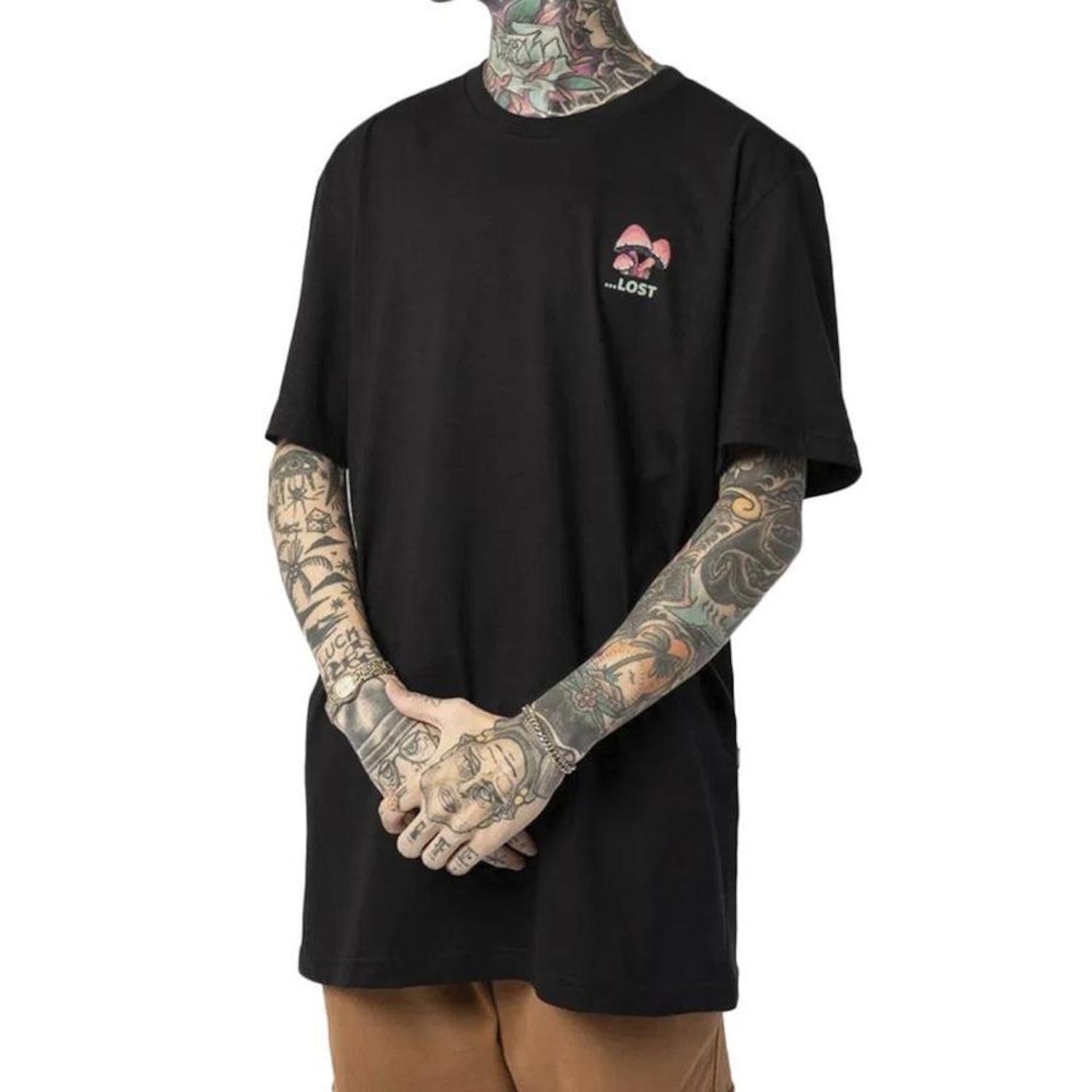 Camiseta Lost Mushroom - Masculina - Foto 1