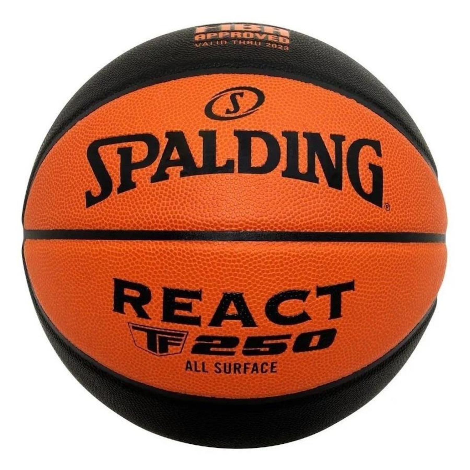 Bola de Basquete Spalding React Tf 250 All Surface Tam 6 - Foto 1
