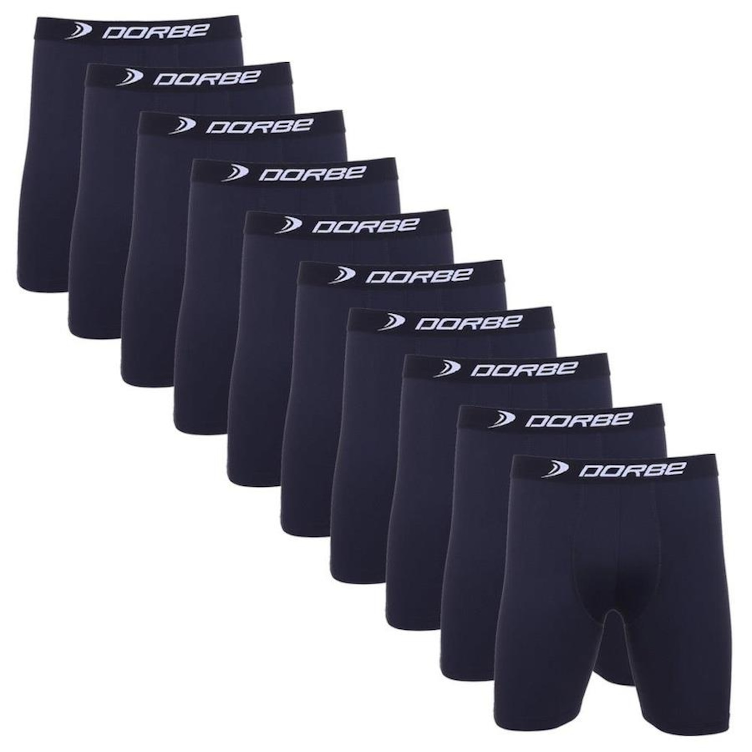 Cueca Long Leg Plus Size Poliamida Dorbe Original - 10 Unidades - Masculina - Foto 1