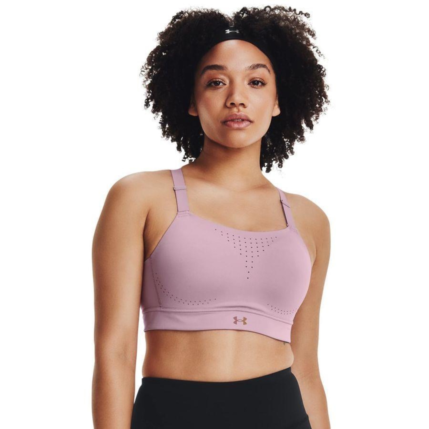 Top Fitness Under Armour Rush High - Feminino - Foto 1