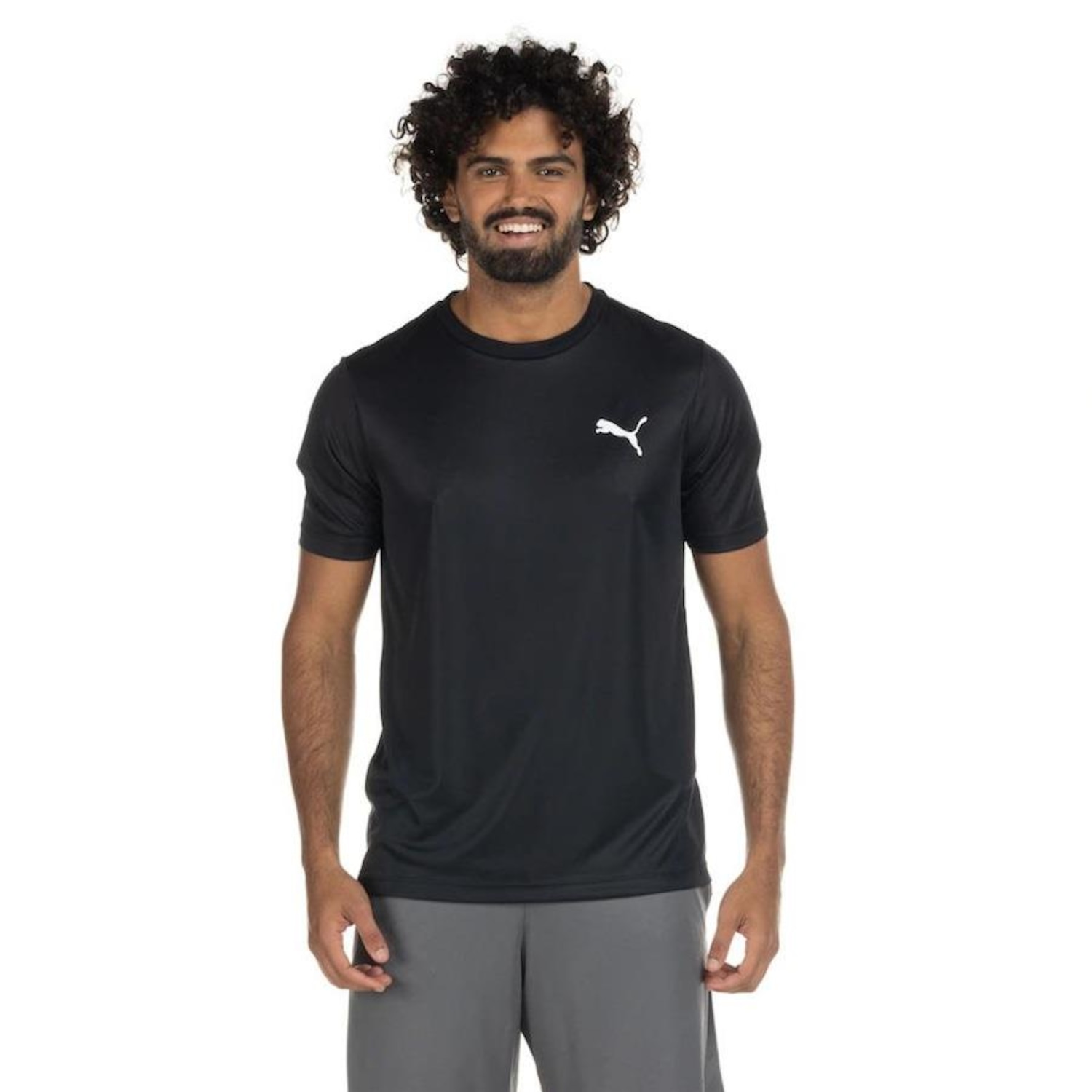 Camiseta Puma Performace Small Logo - Masculina - Foto 1