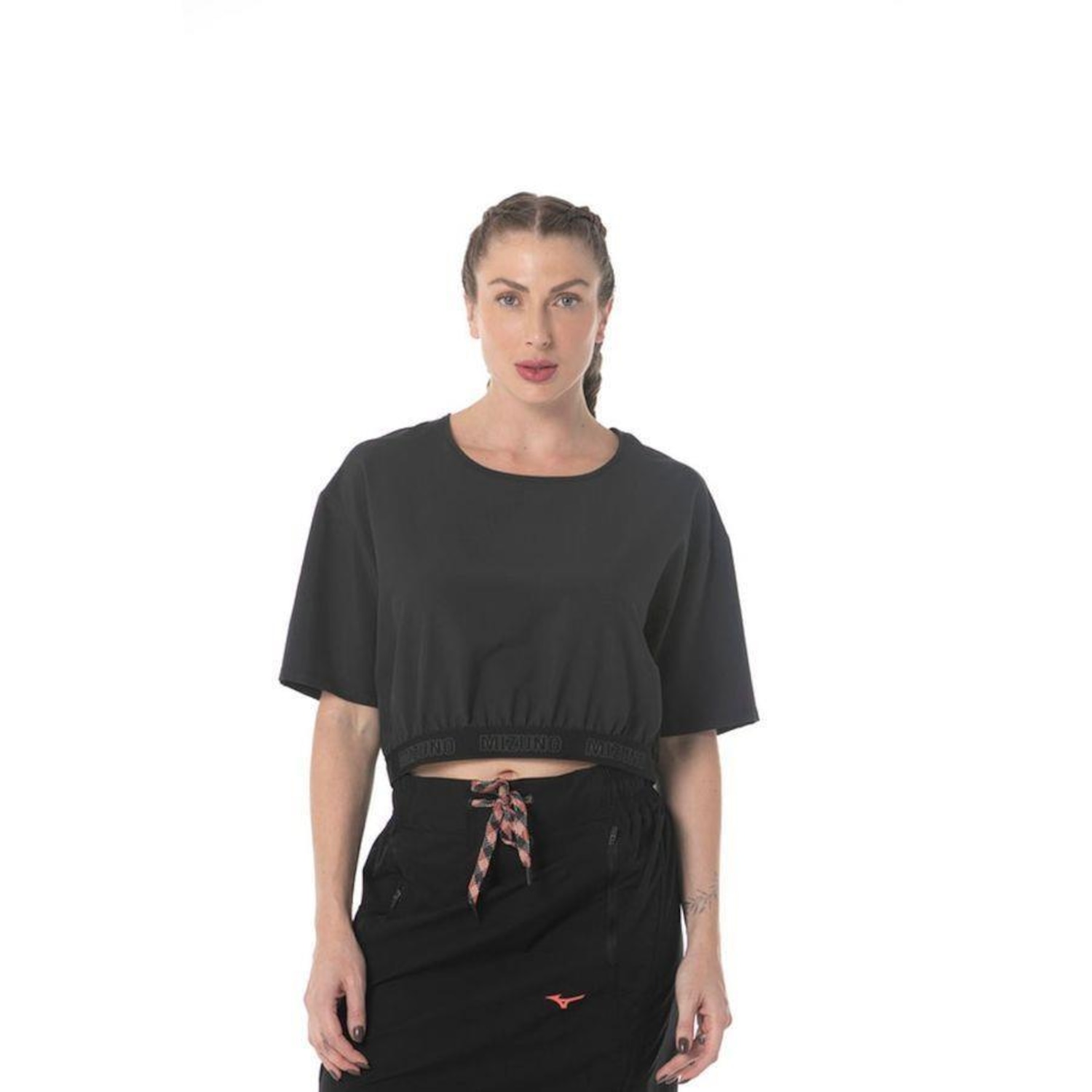 Blusa Cropped Mizuno Street - Feminina - Foto 1