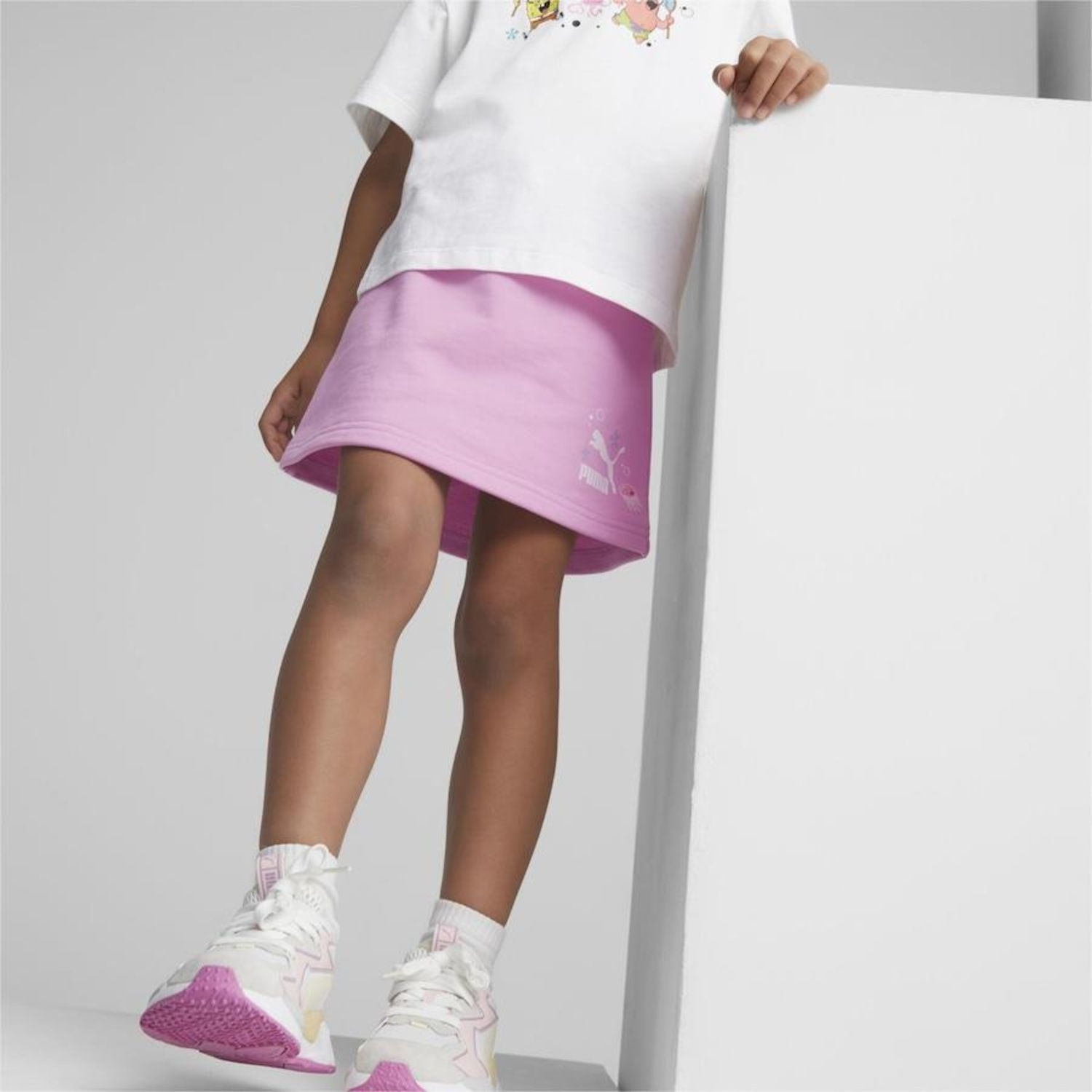 Saia Puma X Bob Esponja - Infantil - Foto 1