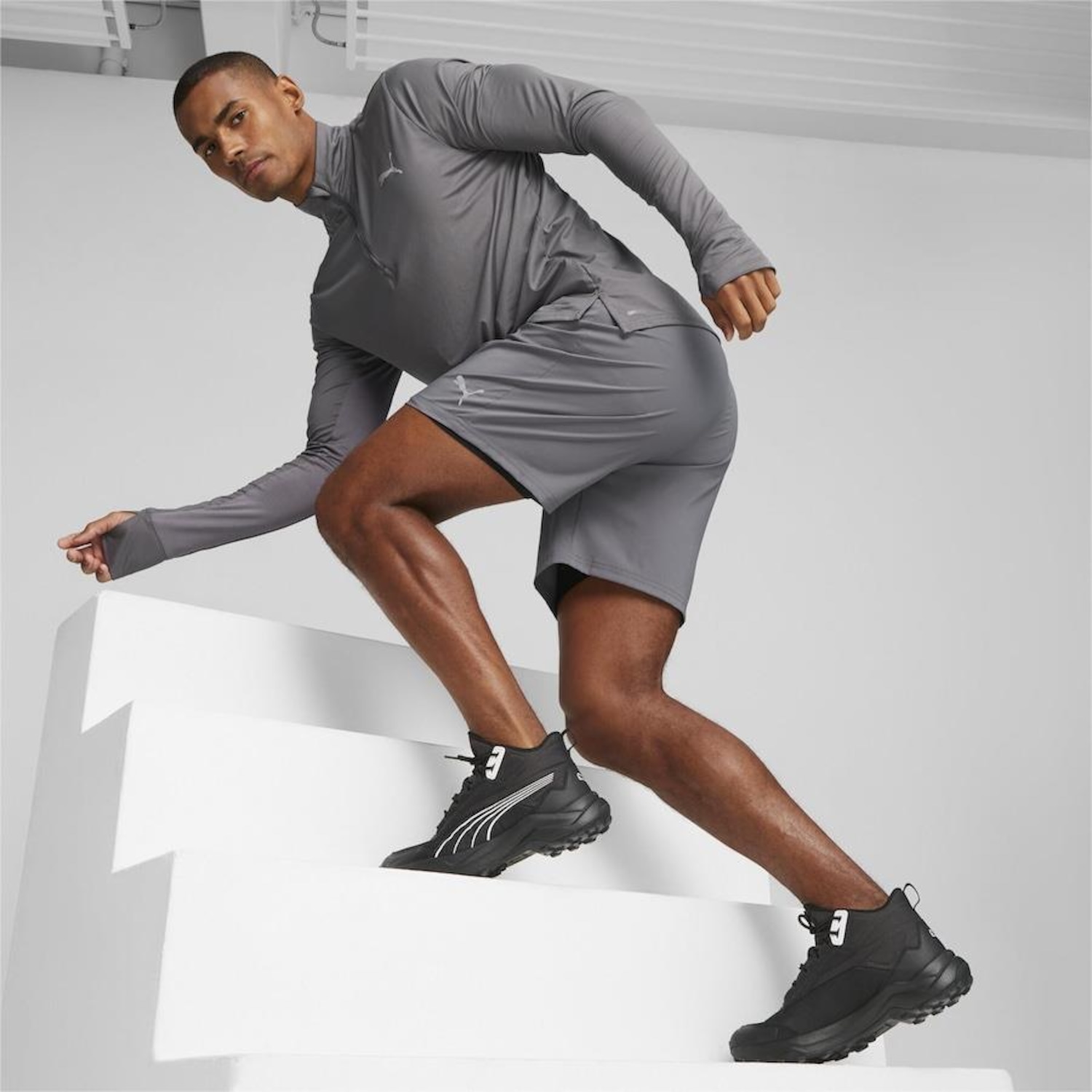 Tênis Puma Trilha Obstruct Pro Mid - Masculino - Foto 3