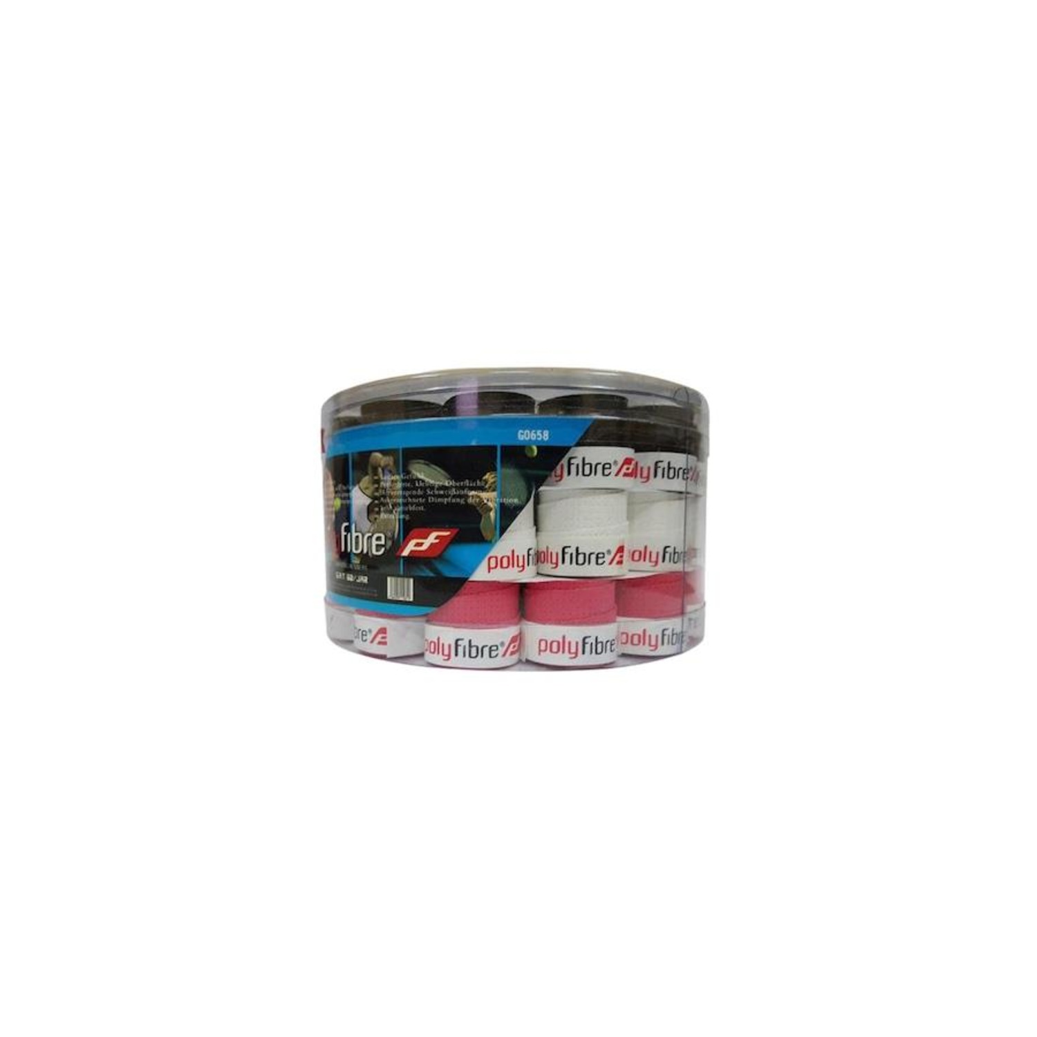 Kit Overgrip Poly Fibre S.A.T com 60 Unidades - Foto 1