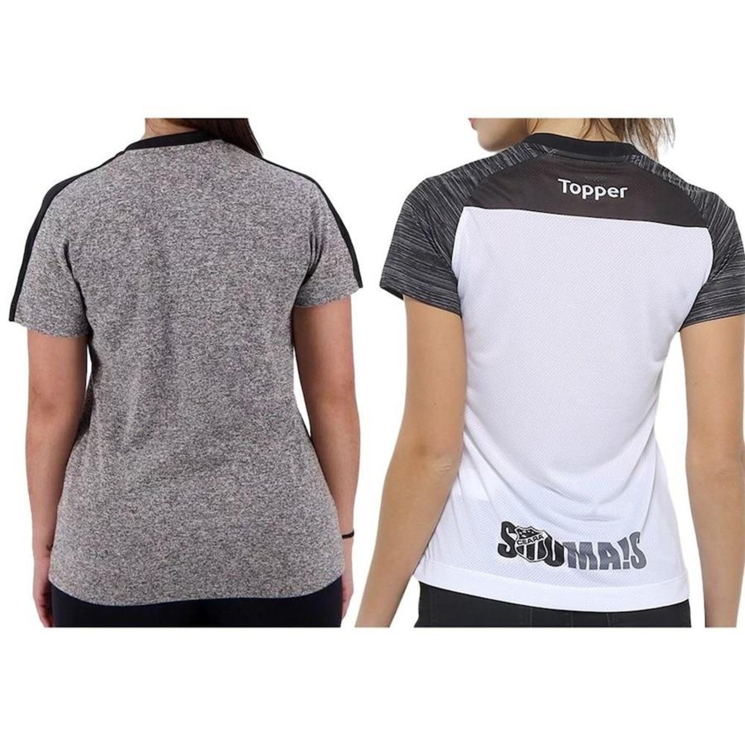 Kit Camisa do Ceará 2018 Topper - 2 Unidades - Feminina - Foto 2