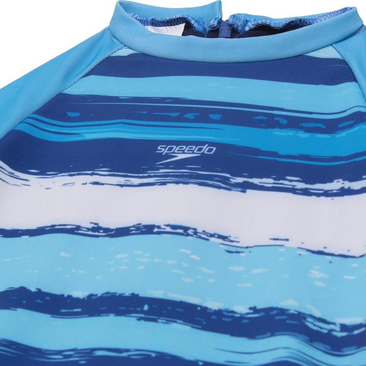Body Raglan Stripes Kids Speedo - Foto 4