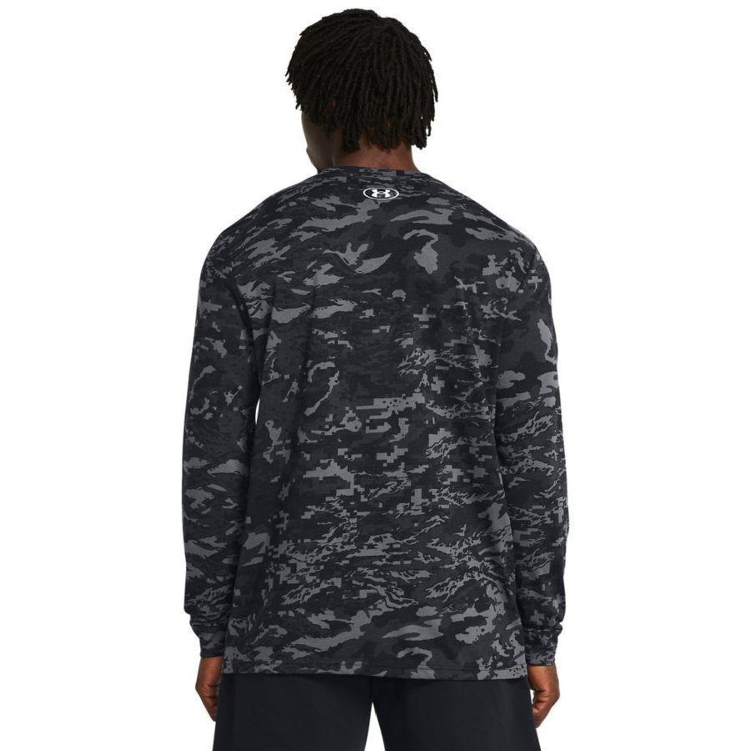 Camiseta Manga Longa Under Armour Abc Camo - Masculina - Foto 2