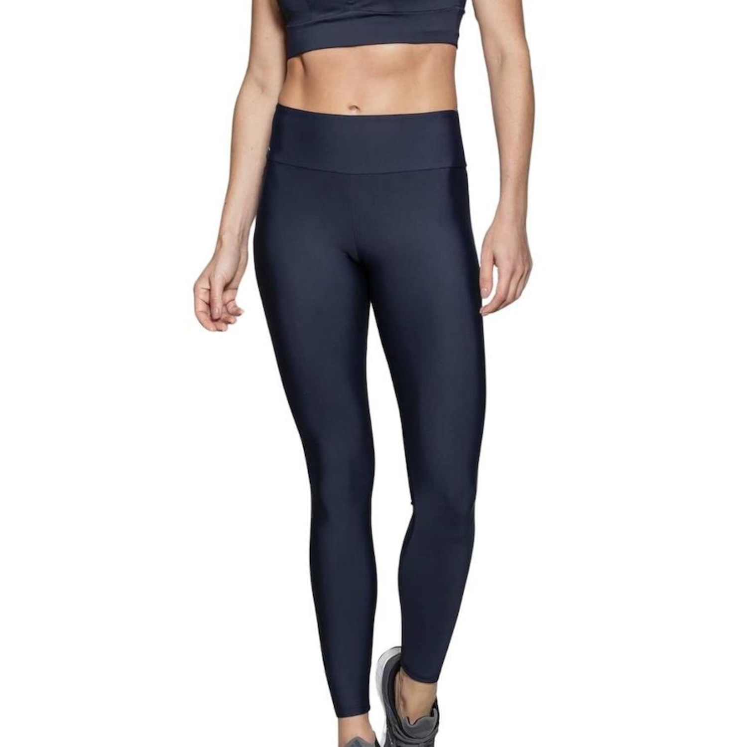 Calça Legging Run More Blocking - Feminina - Foto 1