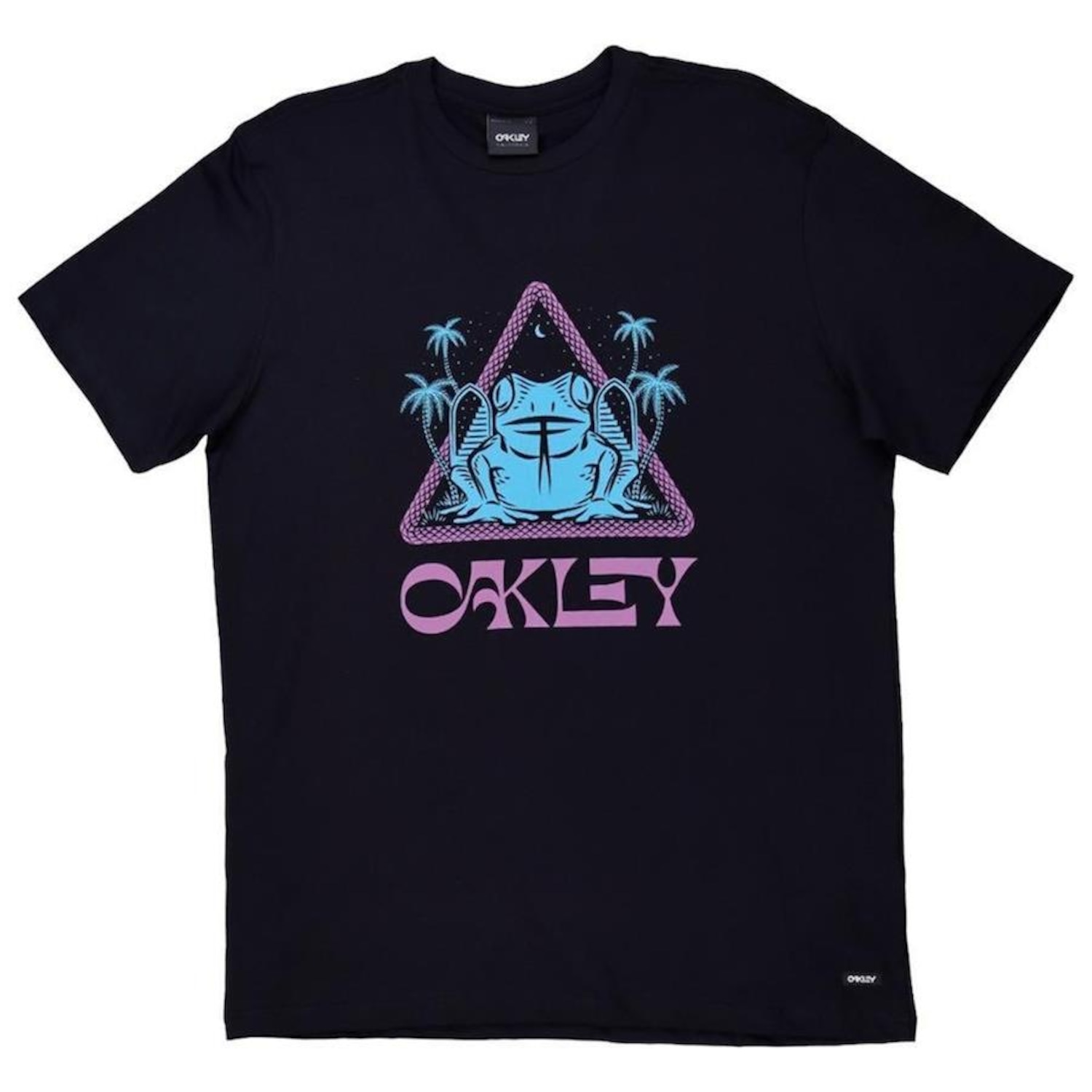 Camiseta Oakley Psy Frog Triangle Print - Masculina - Foto 1