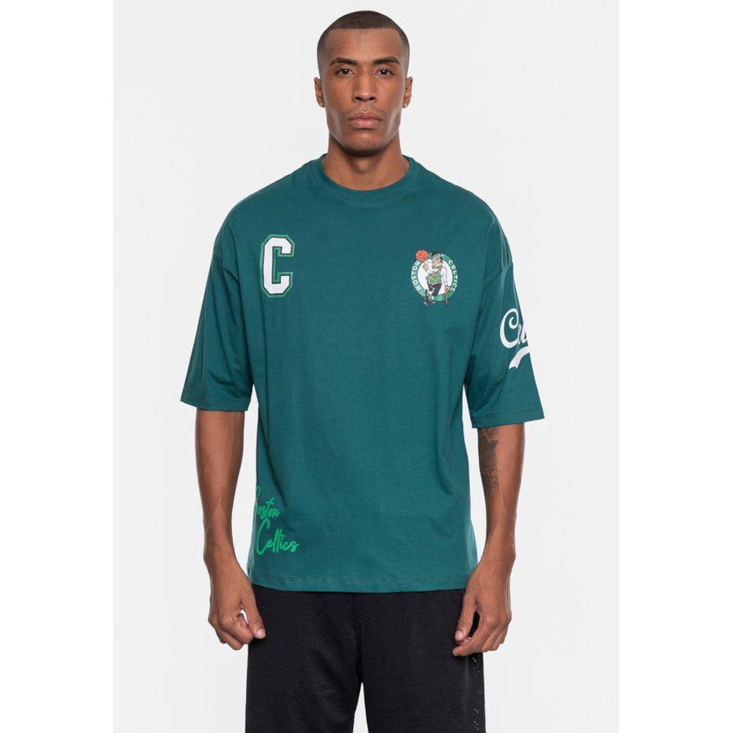 Camiseta do  Boston Celtics NBA Cover - Masculina - Foto 1