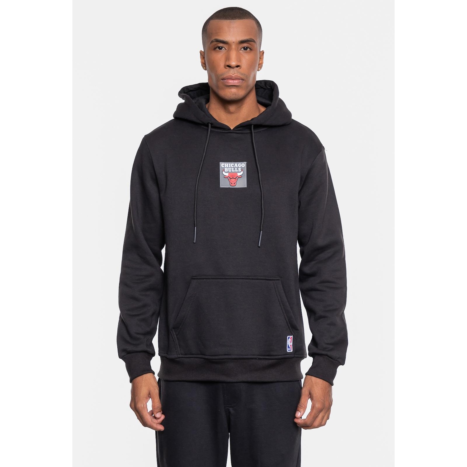Blusão De Moletom NBA Fechado Chicago Bulls NBA - Masculino - Foto 1