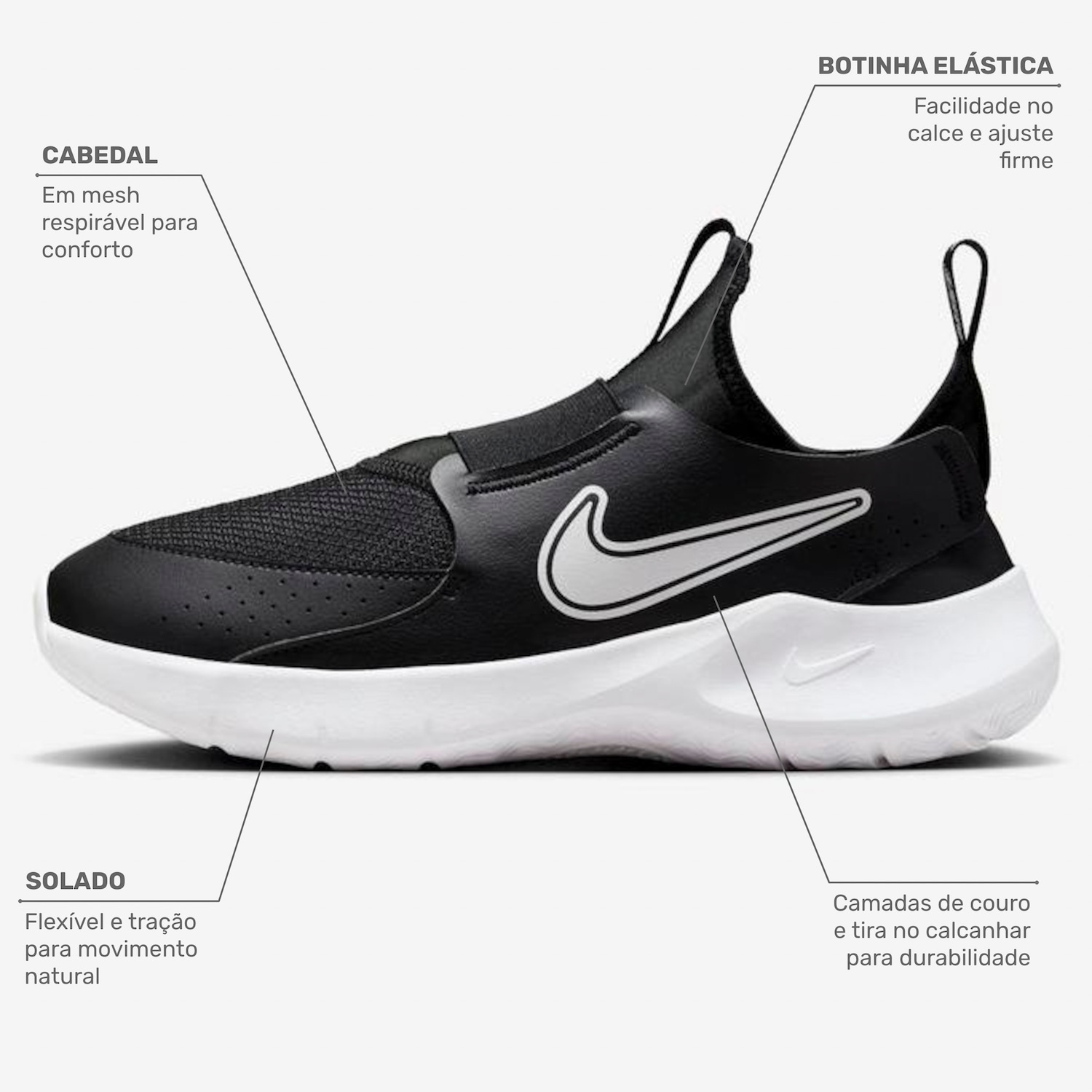 Tênis Nike Flex Runner 3 - Infantil - Foto 2