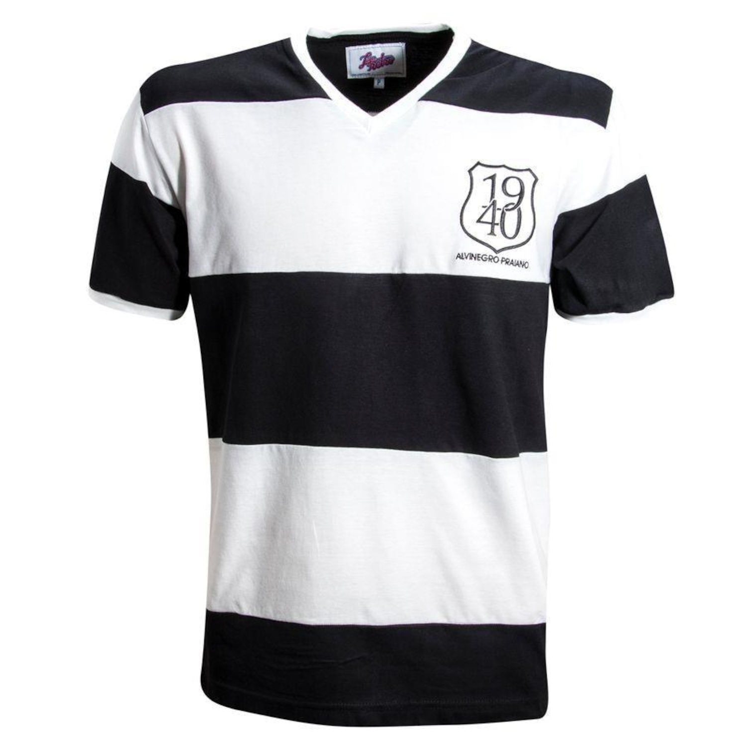 Camisa Alvinegro Praiano 1940 Liga Retrô - Masculina - Foto 1