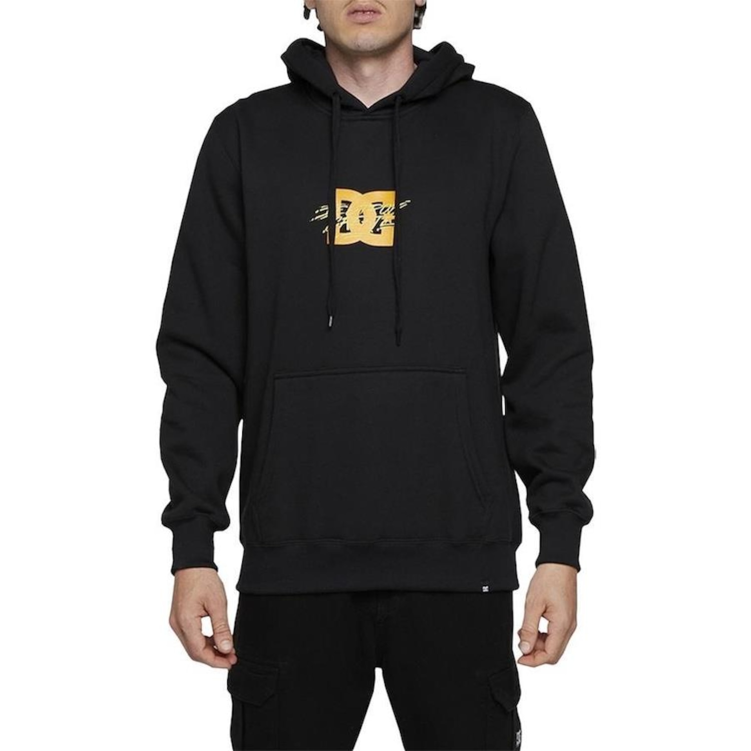 Blusão de Moletom com Capuz Dc Shoes Canguru Flyer - Masculino - Foto 1