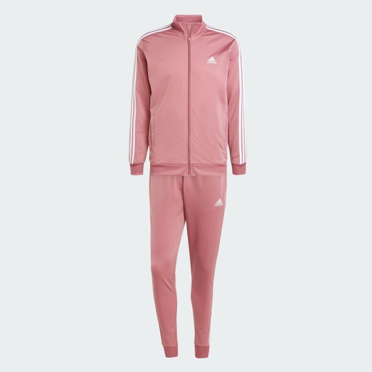 Agasalho sem Capuz adidas Malha Basic 3-Stripes - Feminino - Foto 4