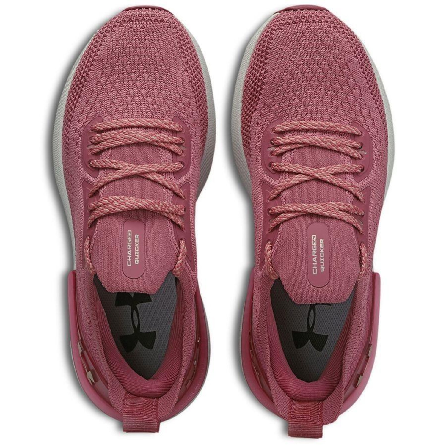 Kit Tênis de Corrida Charged Quicker + 3 Pares de Meias Cano Alto - Feminino - Foto 2