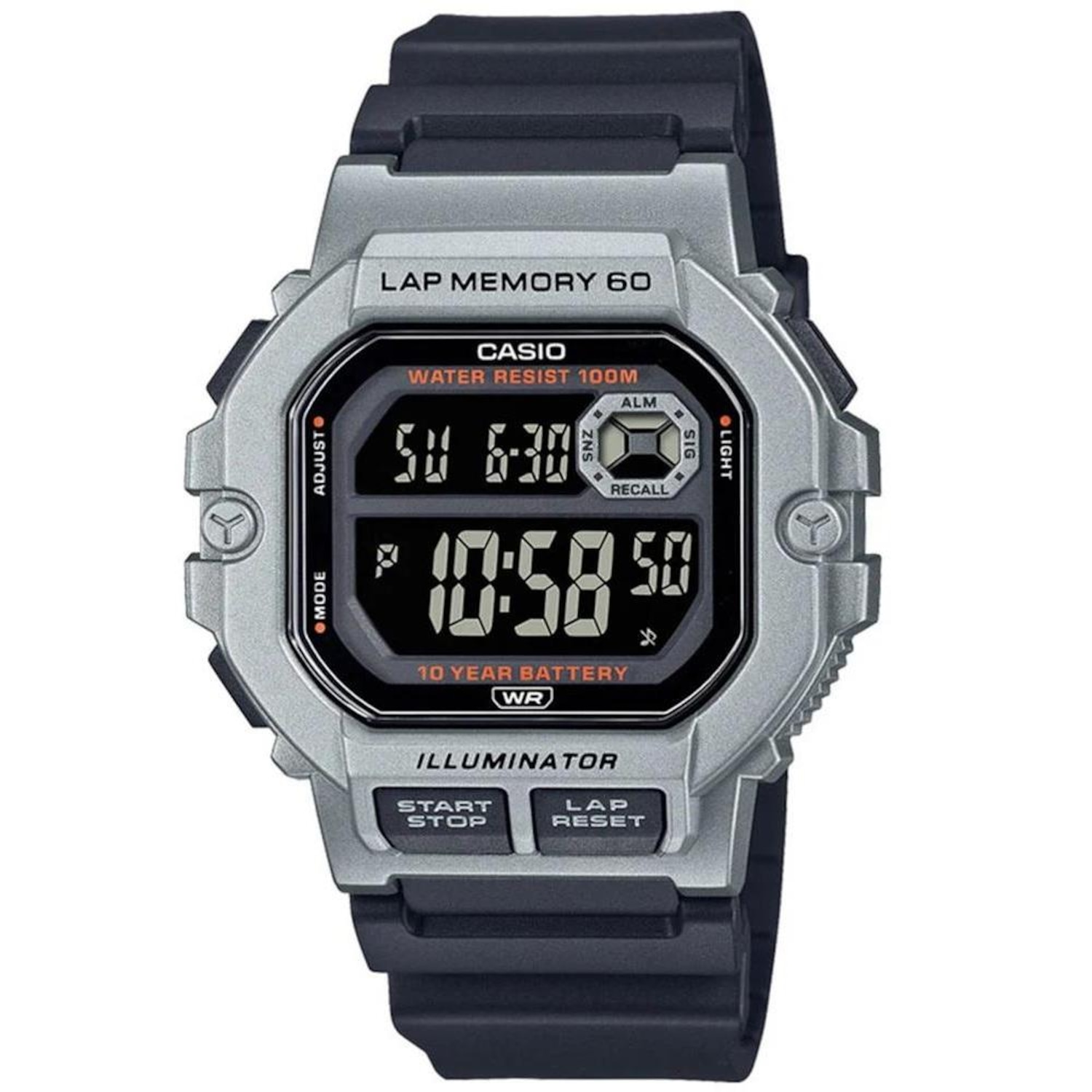 Relógio Casio Standard Ws-1400H-1Bvdf Cinza - Casio Standard Ws-1400H - Foto 1