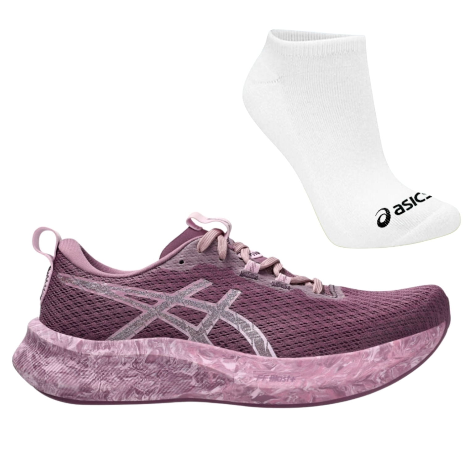 Kit Tênis Asics Noosa Tri 16 e Meia - Feminino - Foto 1