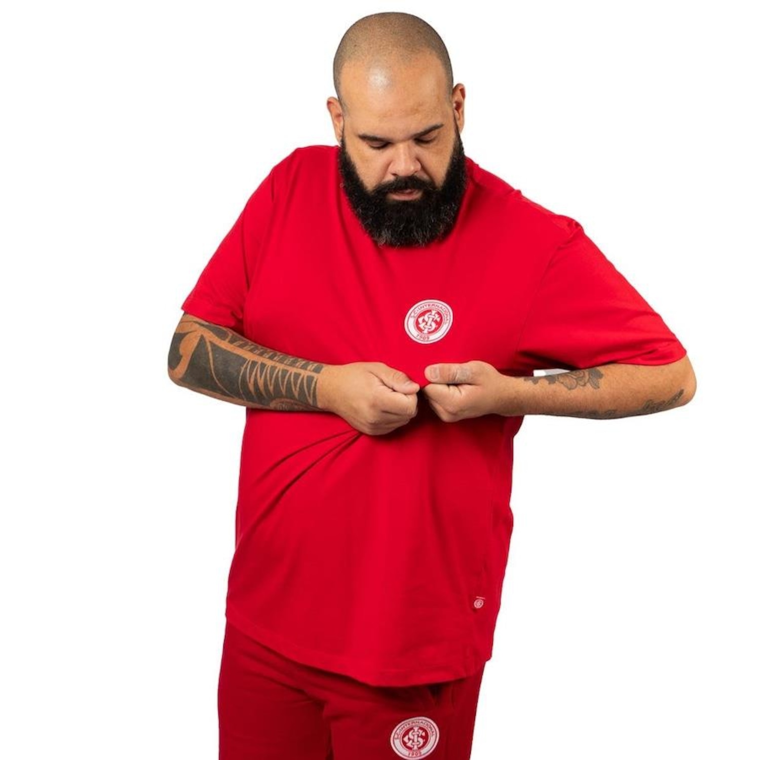 Camiseta do Internacional Oficial Surf Center Plus Size - Masculina - Foto 2