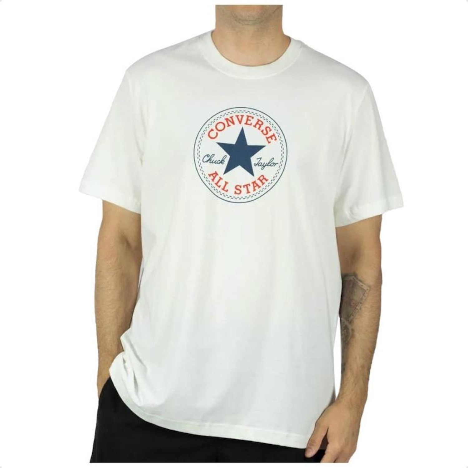 Camiseta Converse All Star Patch Standart Fit - Unissex - Foto 1