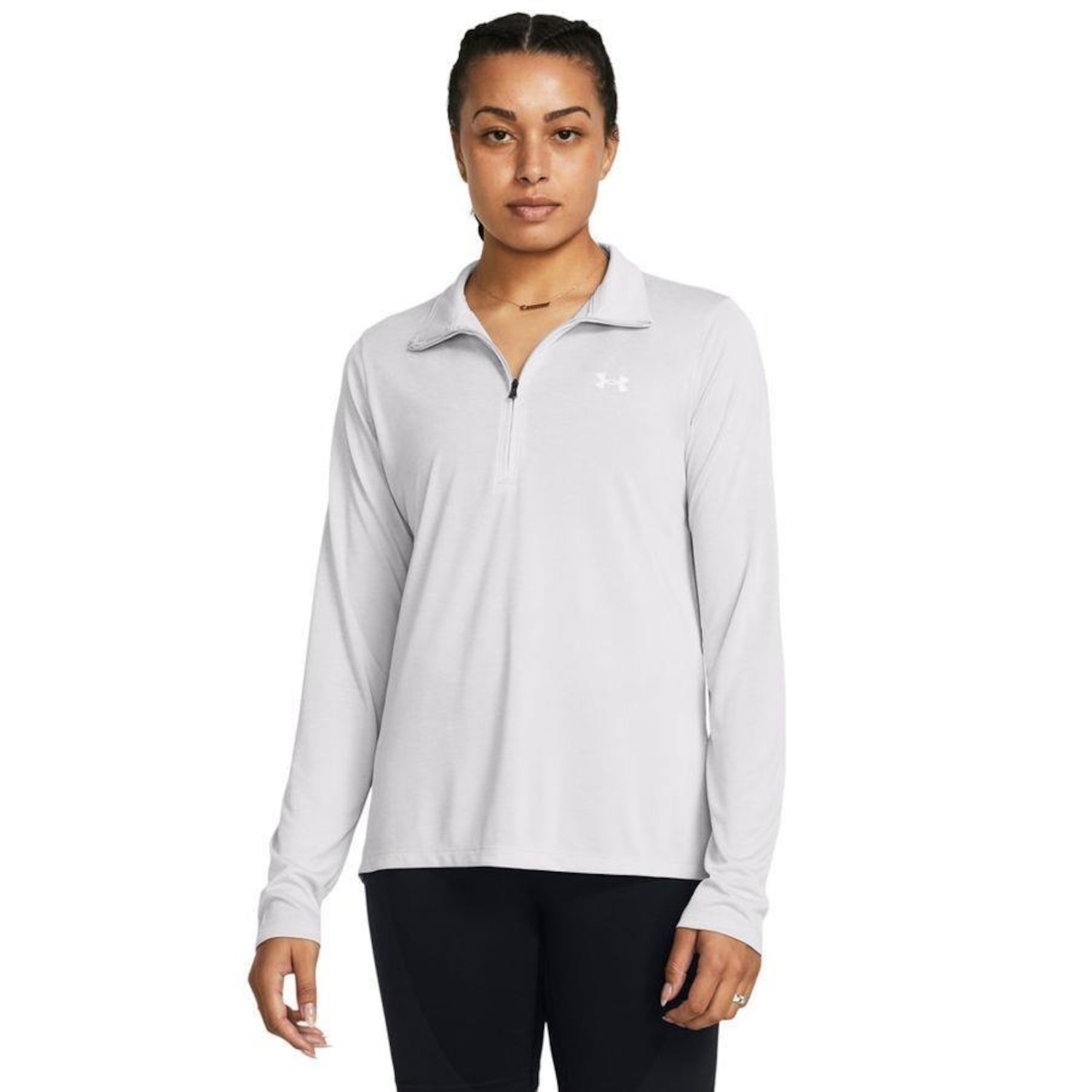 Blusão de Moletom Under Armour Tech 1/2 Zip - Feminino - Foto 1