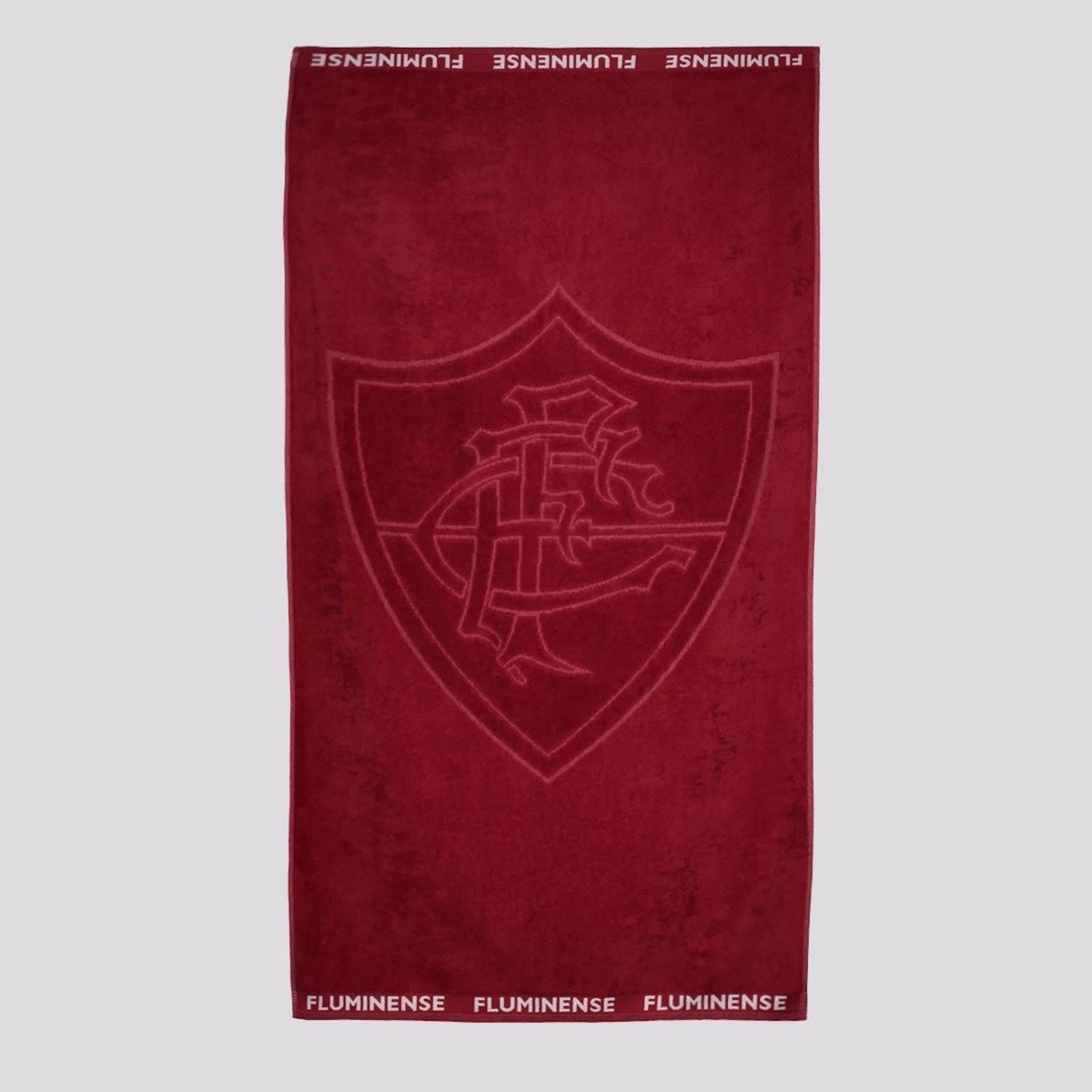 Toalha Bouton Fluminense Jacquard Vermelha - Foto 1