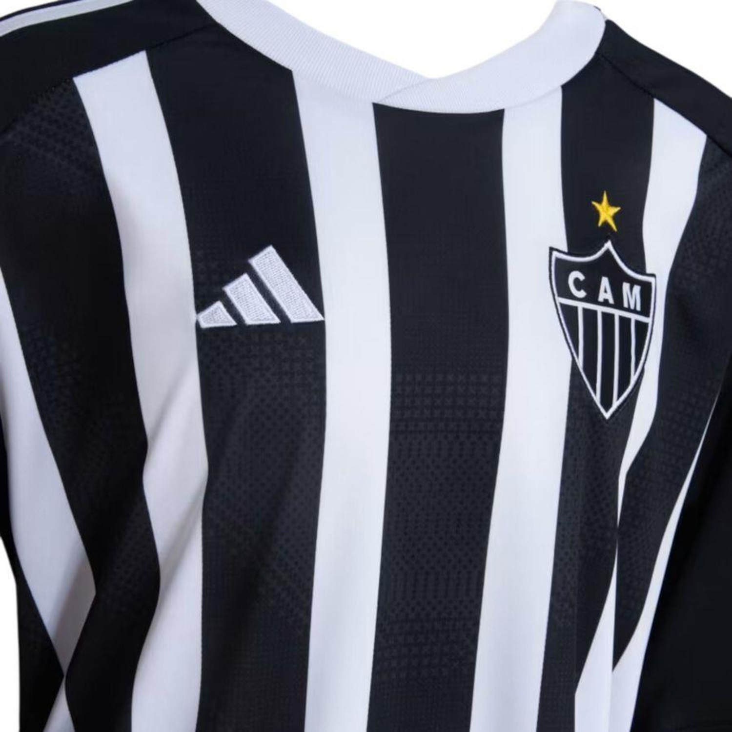 Camisa Atlético Mineiro I 2024/25 Adidas Torcedor Infantil - Preta/Branca - Adidas - Unissex - Foto 3