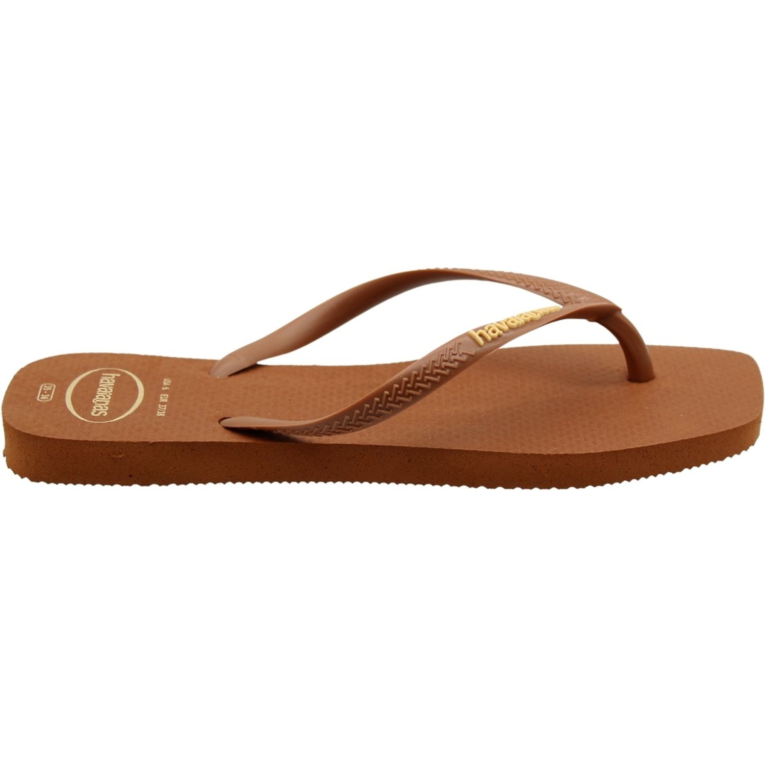 Chinelo Havaianas Slim Square Logo Pop Up - Feminino - Foto 2