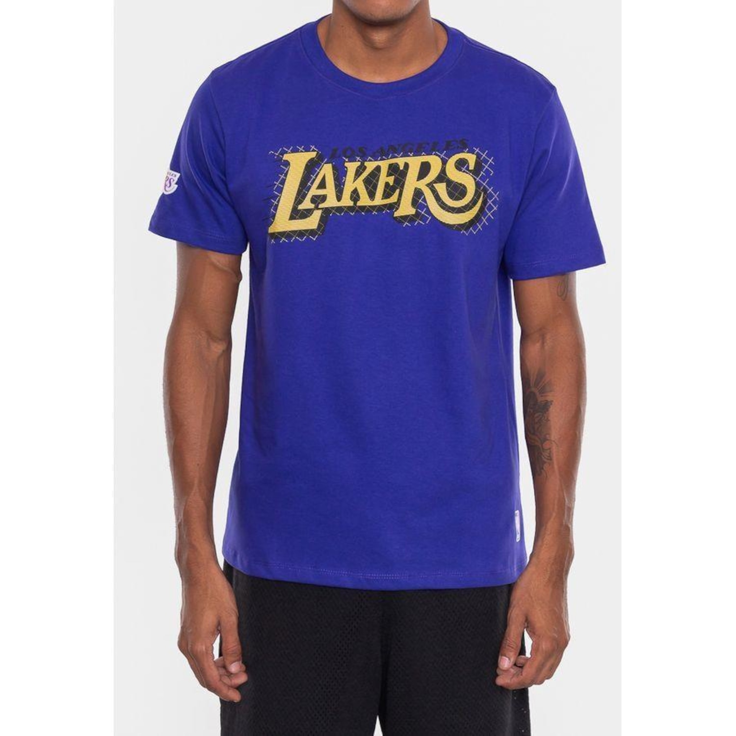 Camiseta Nba Sneakers Los Angeles Lakers - Masculina - Foto 1