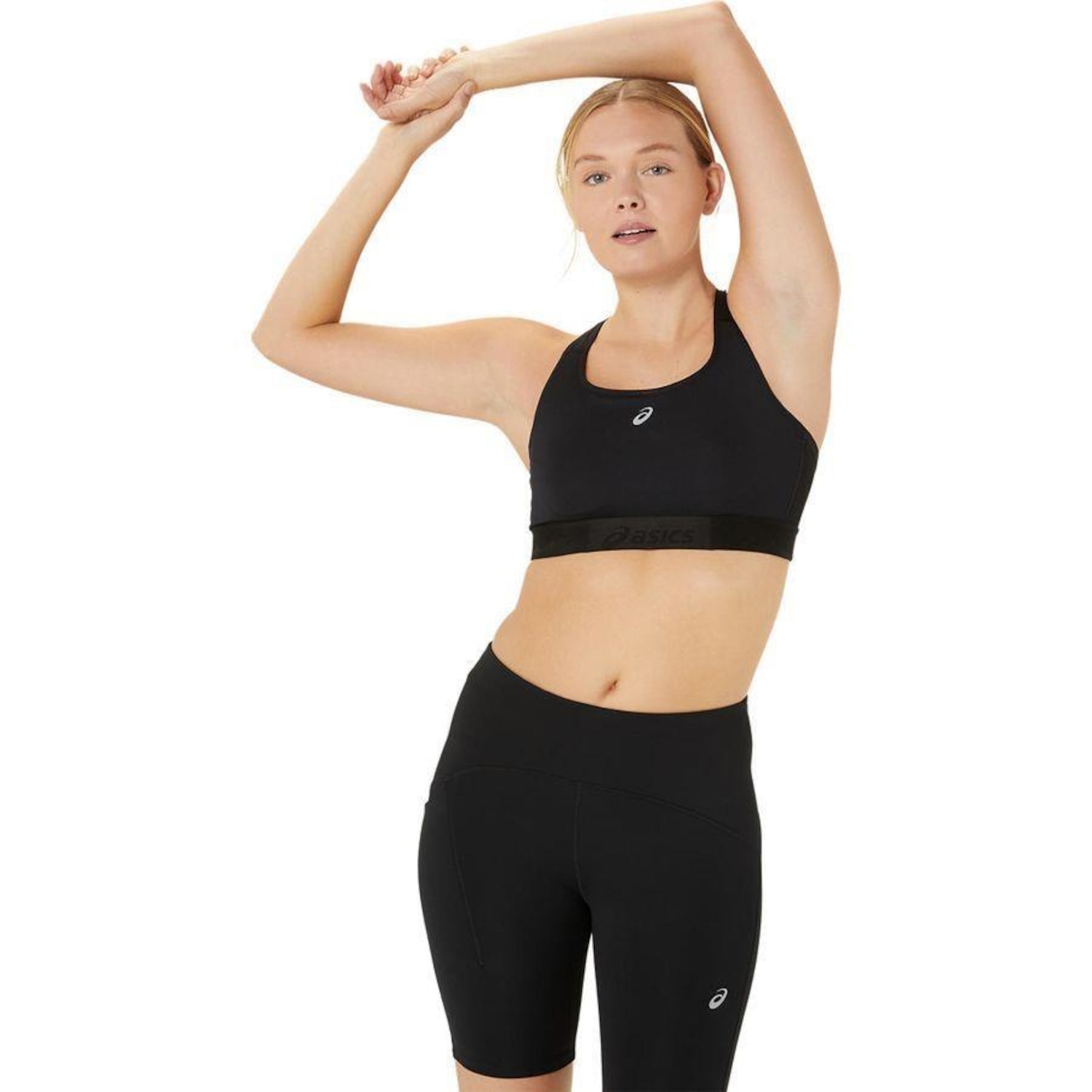 Top Fitness Asics Alto Suporte - Feminino - Foto 1