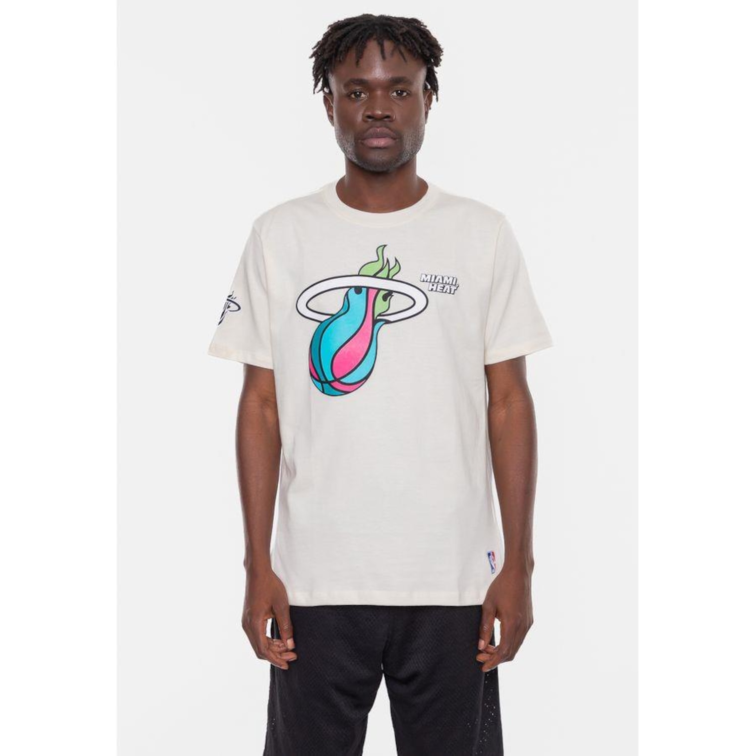Camiseta NBA Sneakers Miami Heat - Masculina - Foto 1